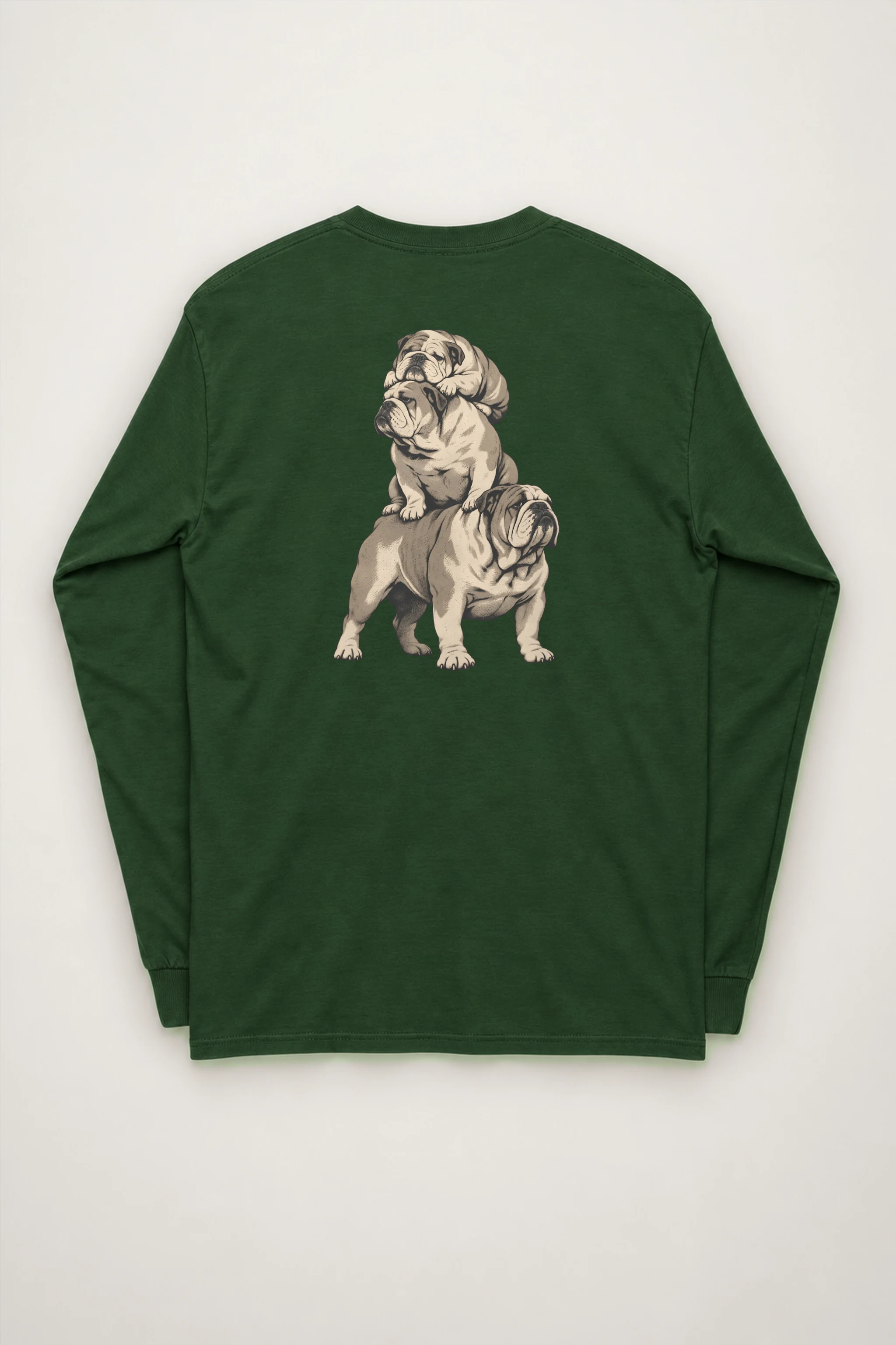 "Bulldog Balance" Unisex Longsleeve T-shirt
