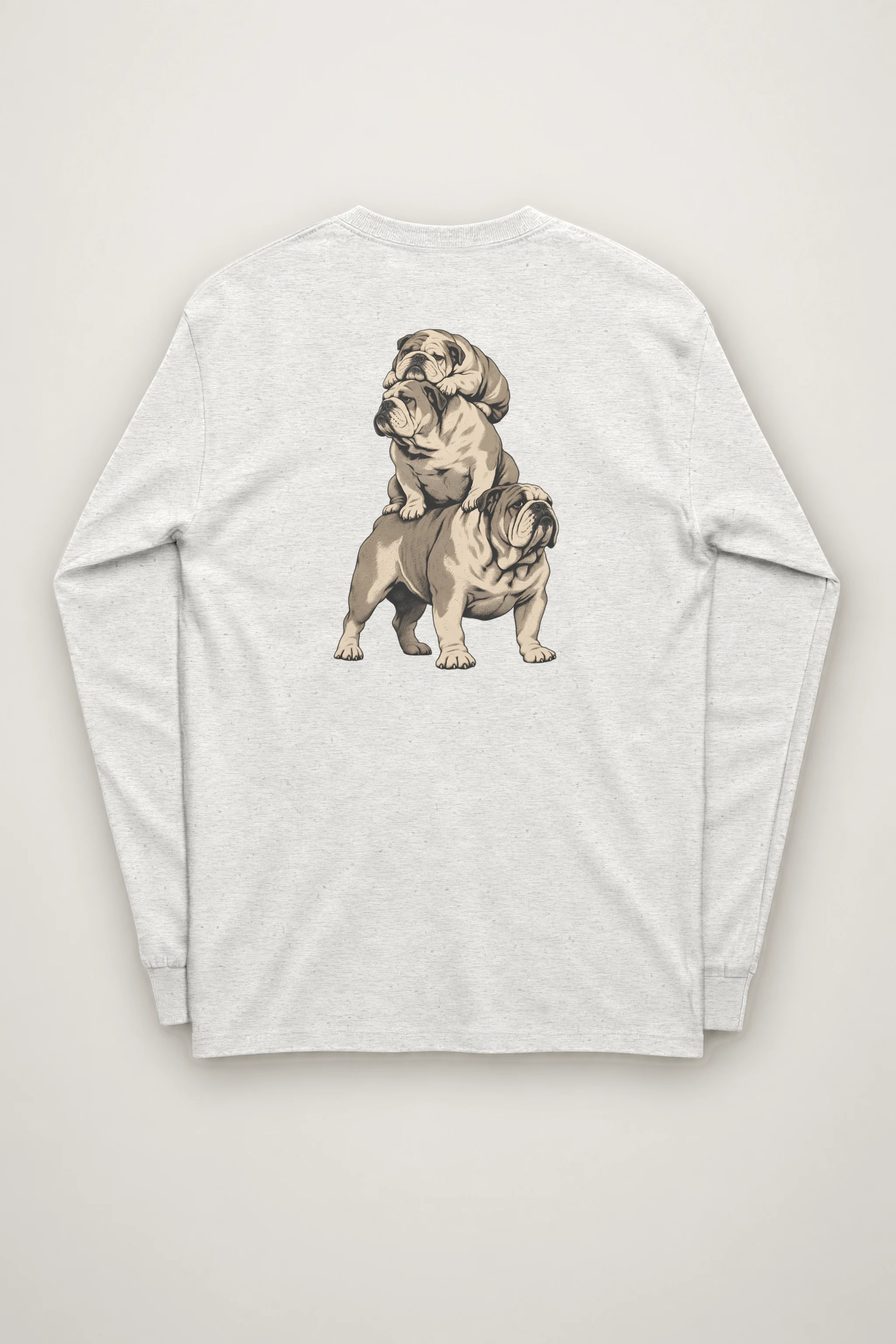 "Bulldog Balance" Unisex Longsleeve T-shirt