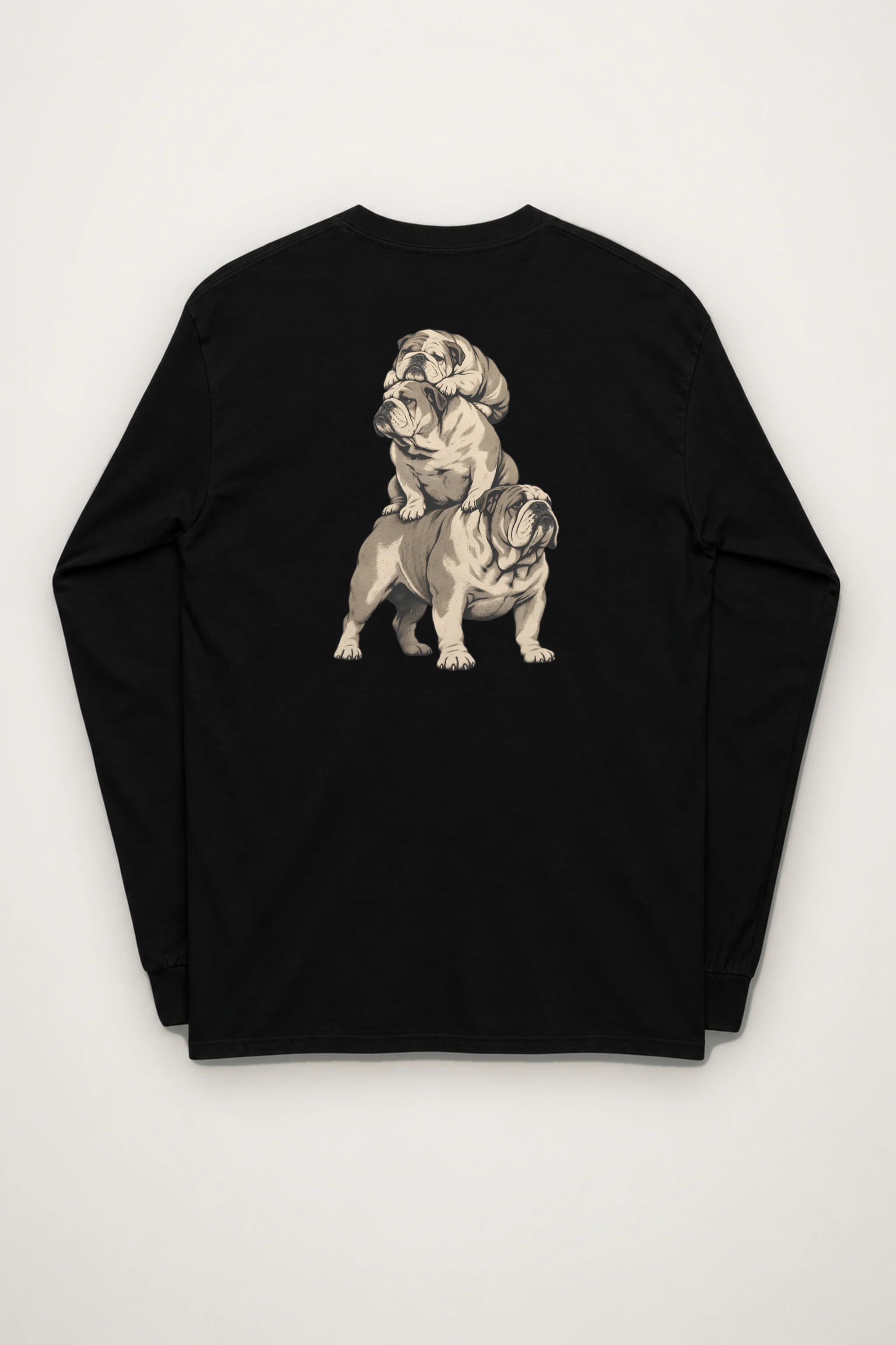 "Bulldog Balance" Unisex Longsleeve T-shirt