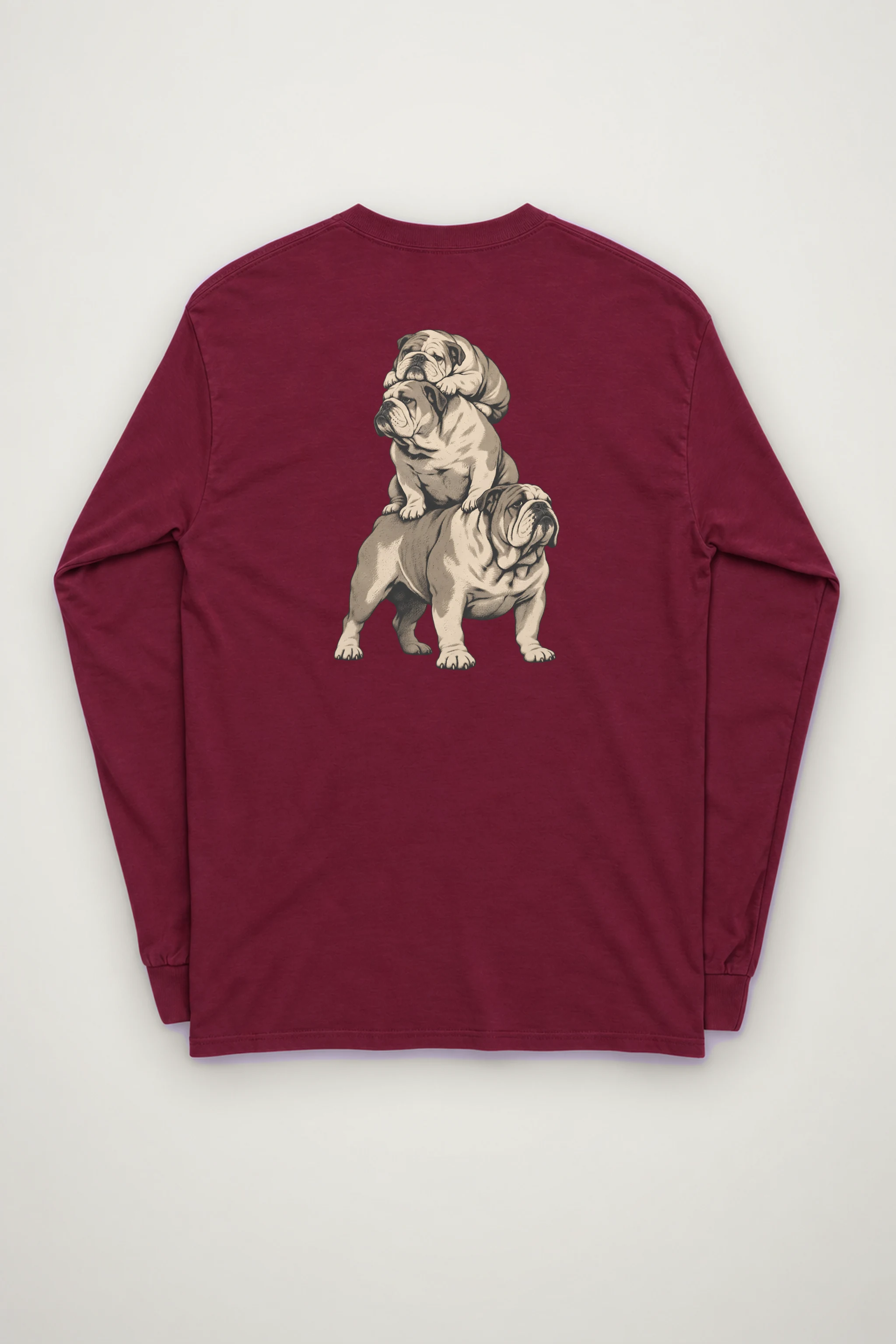 "Bulldog Balance" Unisex Longsleeve T-shirt