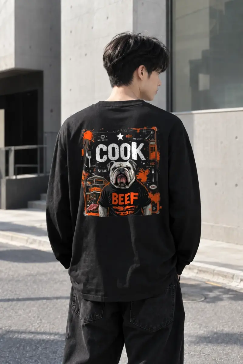 "Bulldog Beef Club" Unisex Longsleeve T-shirt | Gildan 2400