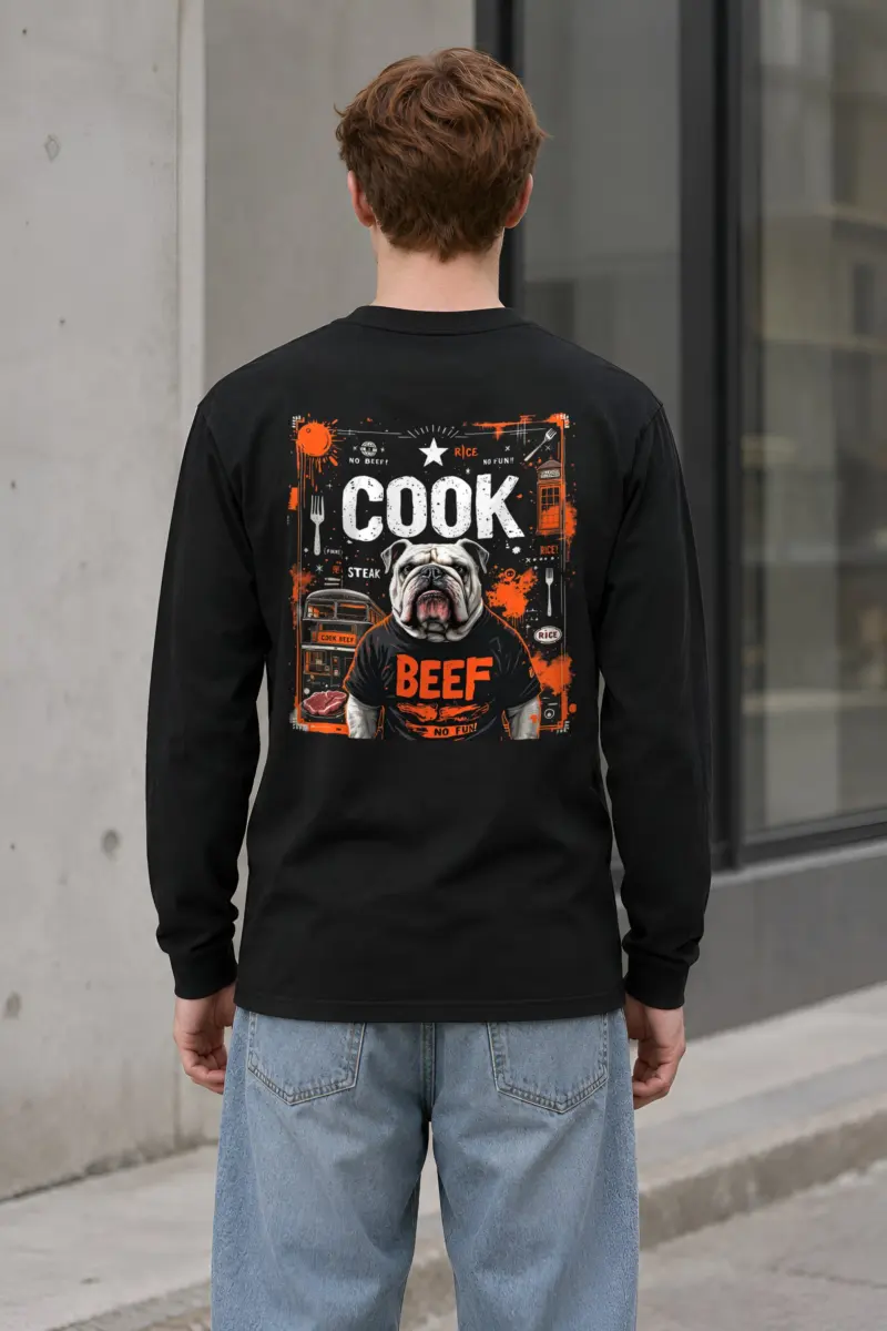 "Bulldog Beef Club" Unisex Longsleeve T-shirt