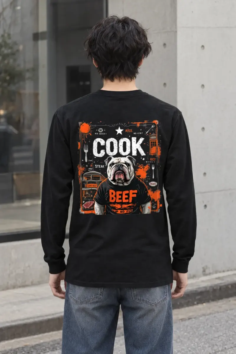 "Bulldog Beef Club" Unisex Longsleeve T-shirt