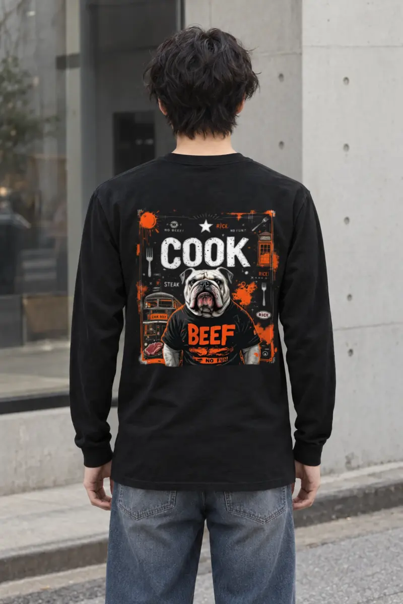 "Bulldog Beef Club" Unisex Longsleeve T-shirt