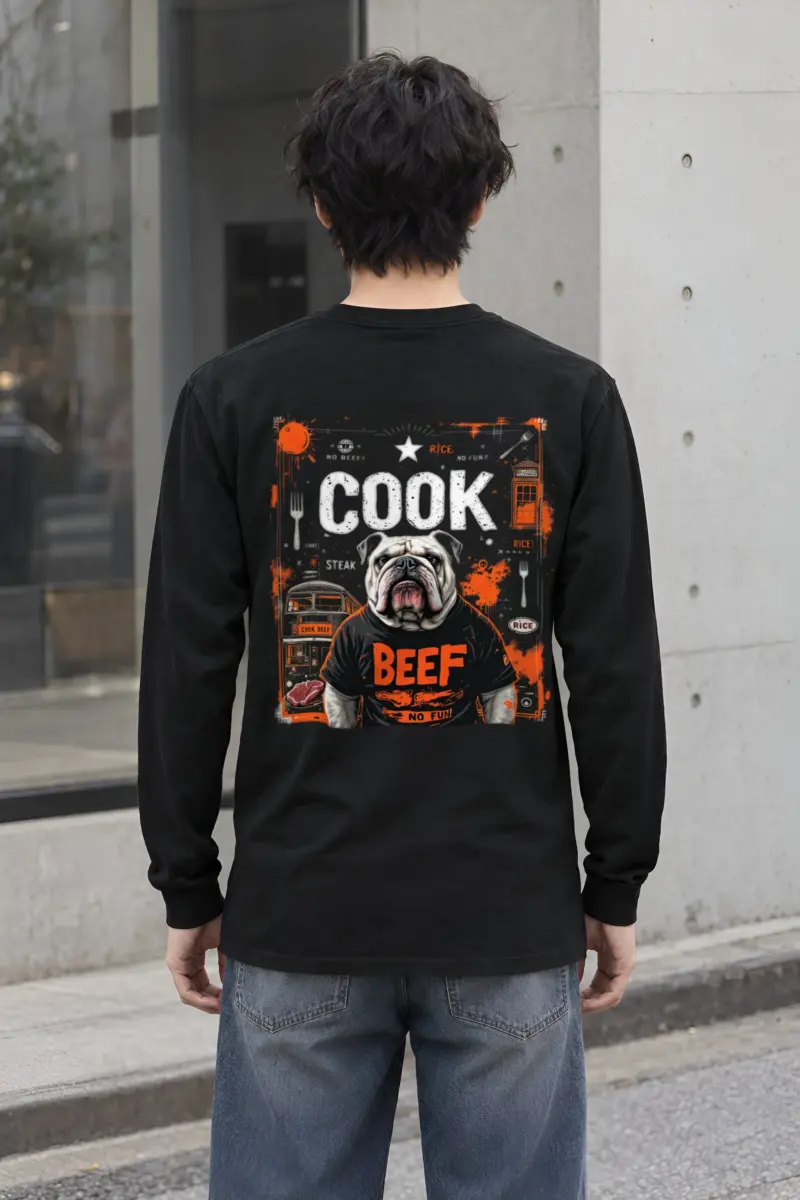 "Bulldog Beef Club" Unisex Longsleeve T-shirt