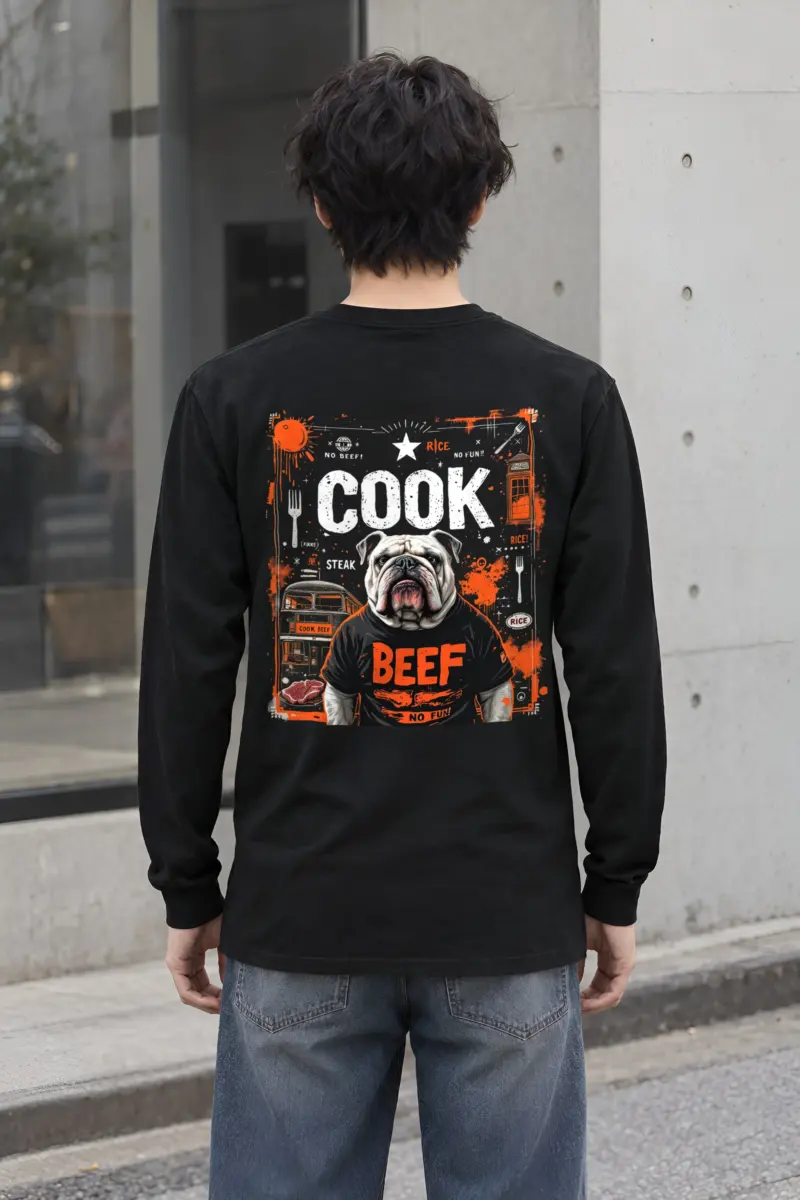 "Bulldog Beef Club" Unisex Longsleeve T-shirt