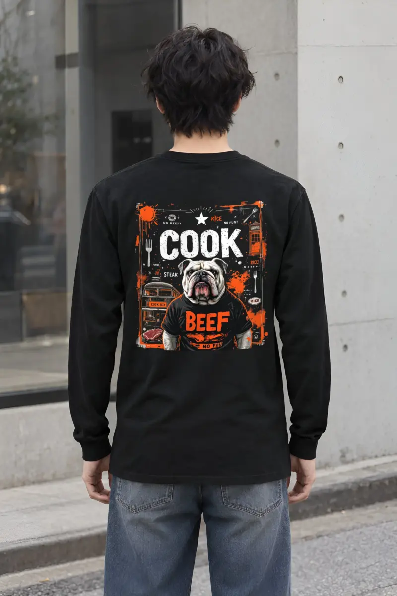 "Bulldog Beef Club" Unisex Longsleeve T-shirt