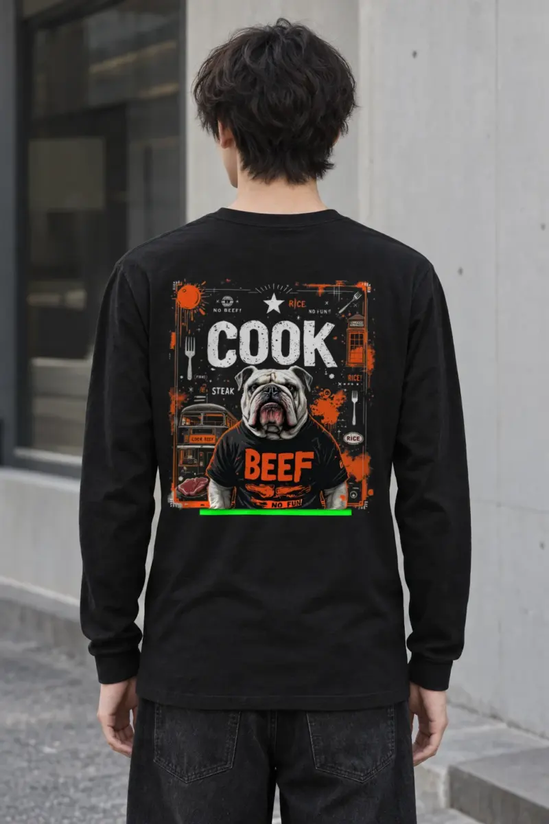 "Bulldog Beef Club" Unisex Longsleeve T-shirt | Gildan 2400