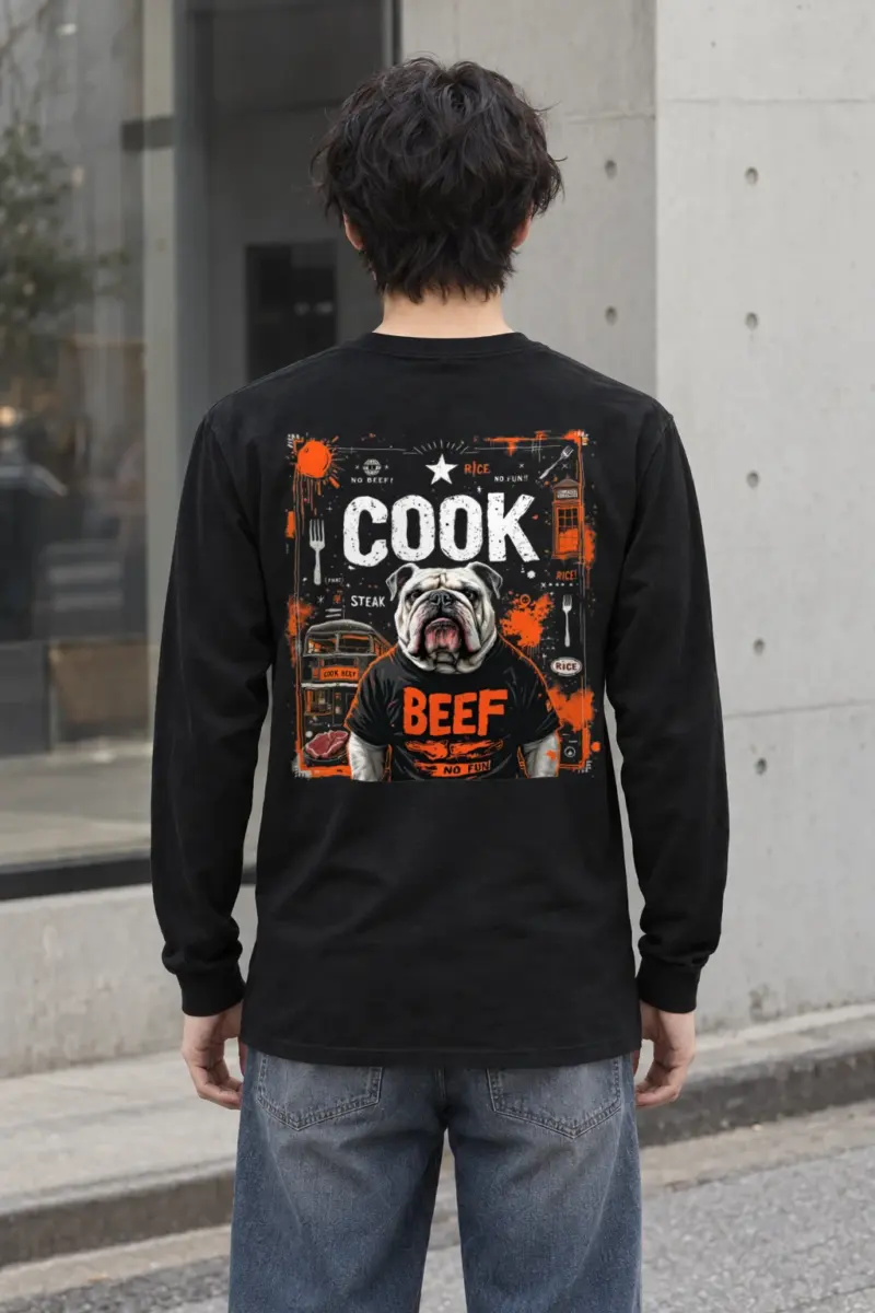 "Bulldog Beef Club" Unisex Longsleeve T-shirt