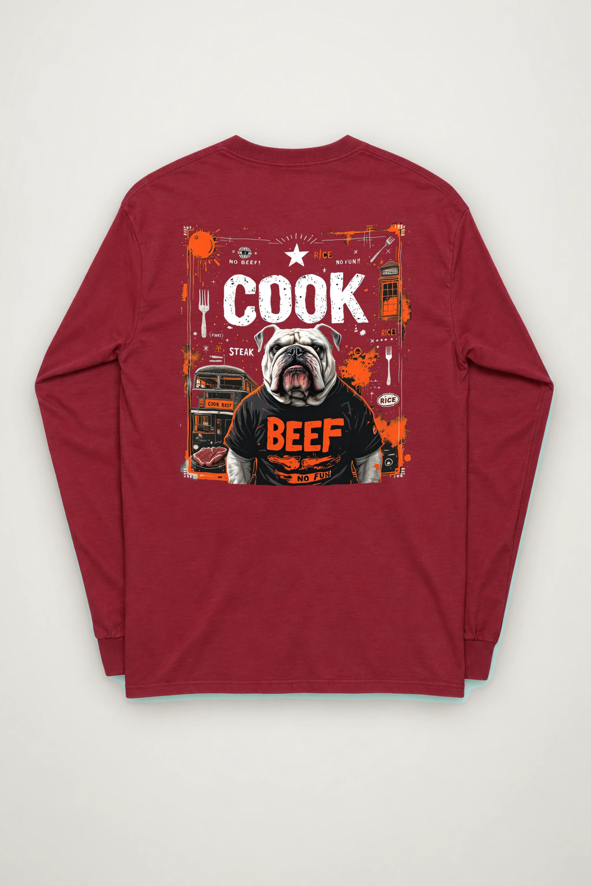 "Bulldog Beef Club" Unisex Longsleeve T-shirt