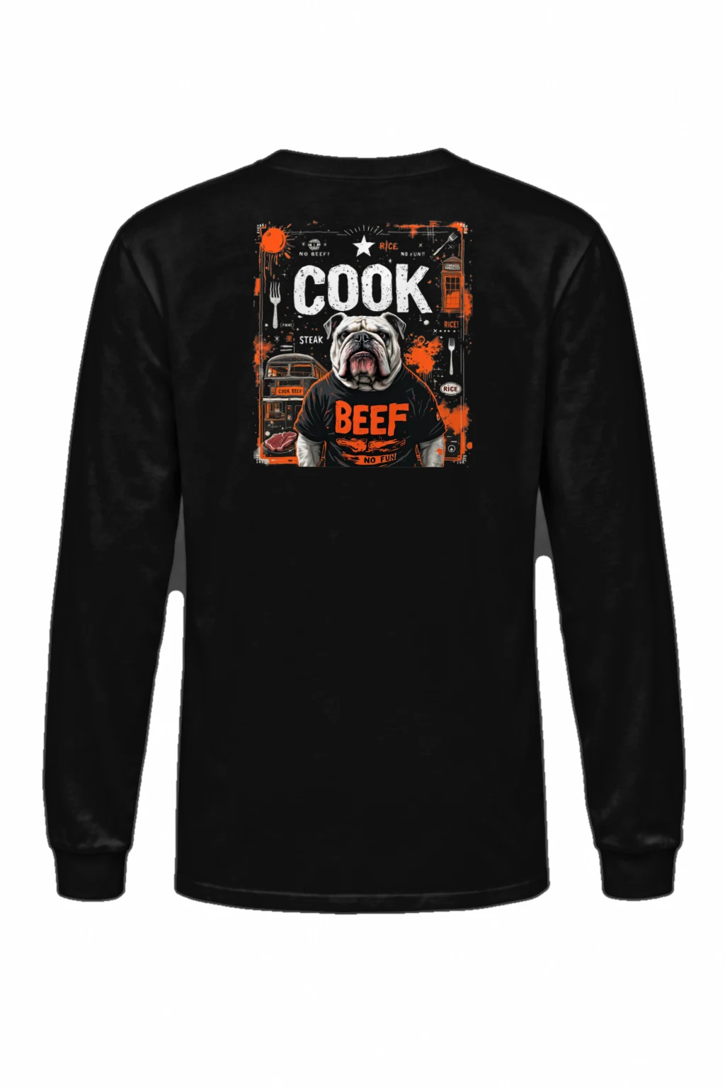 "Bulldog Beef Club" Unisex Longsleeve T-shirt | Gildan 2400