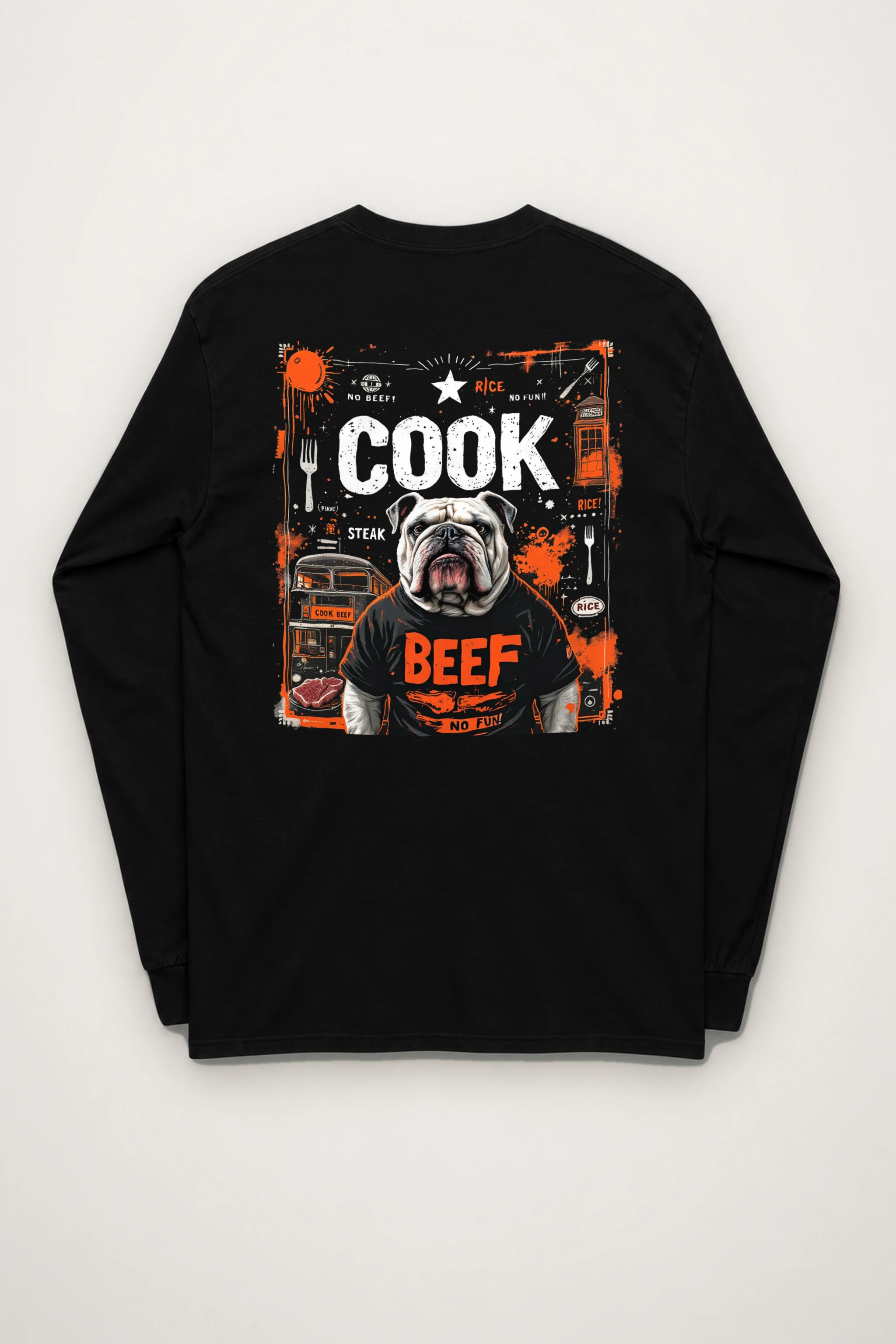 "Bulldog Beef Club" Unisex Longsleeve T-shirt