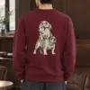 "Bulldog Equilibrium" Heavy Blend Unisex Crewneck Sweatshirt