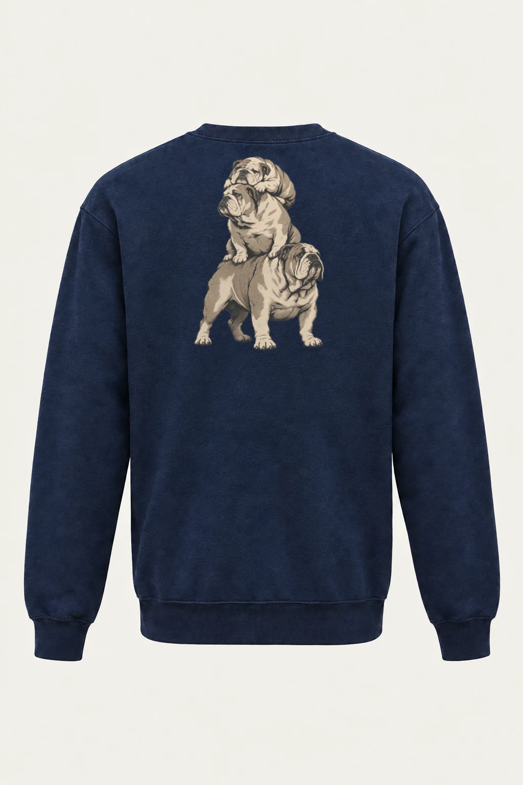 "Bulldog Equilibrium" Heavy Blend Unisex Crewneck Sweatshirt | Gildan 18000