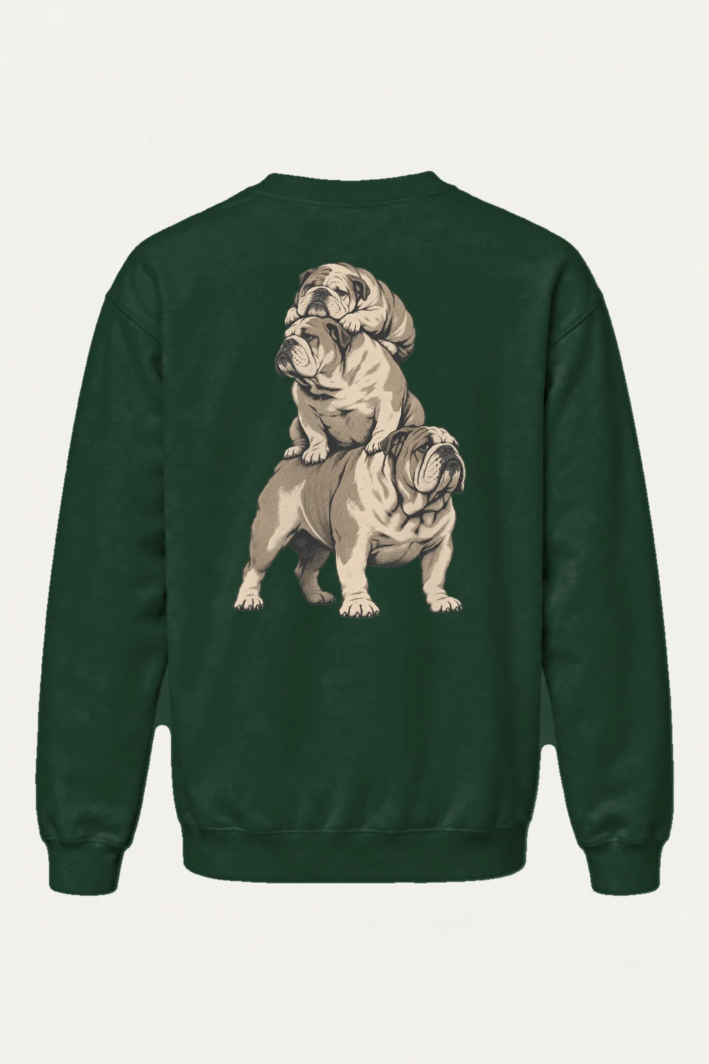 "Bulldog Equilibrium" Heavy Blend Unisex Crewneck Sweatshirt | Gildan 18000