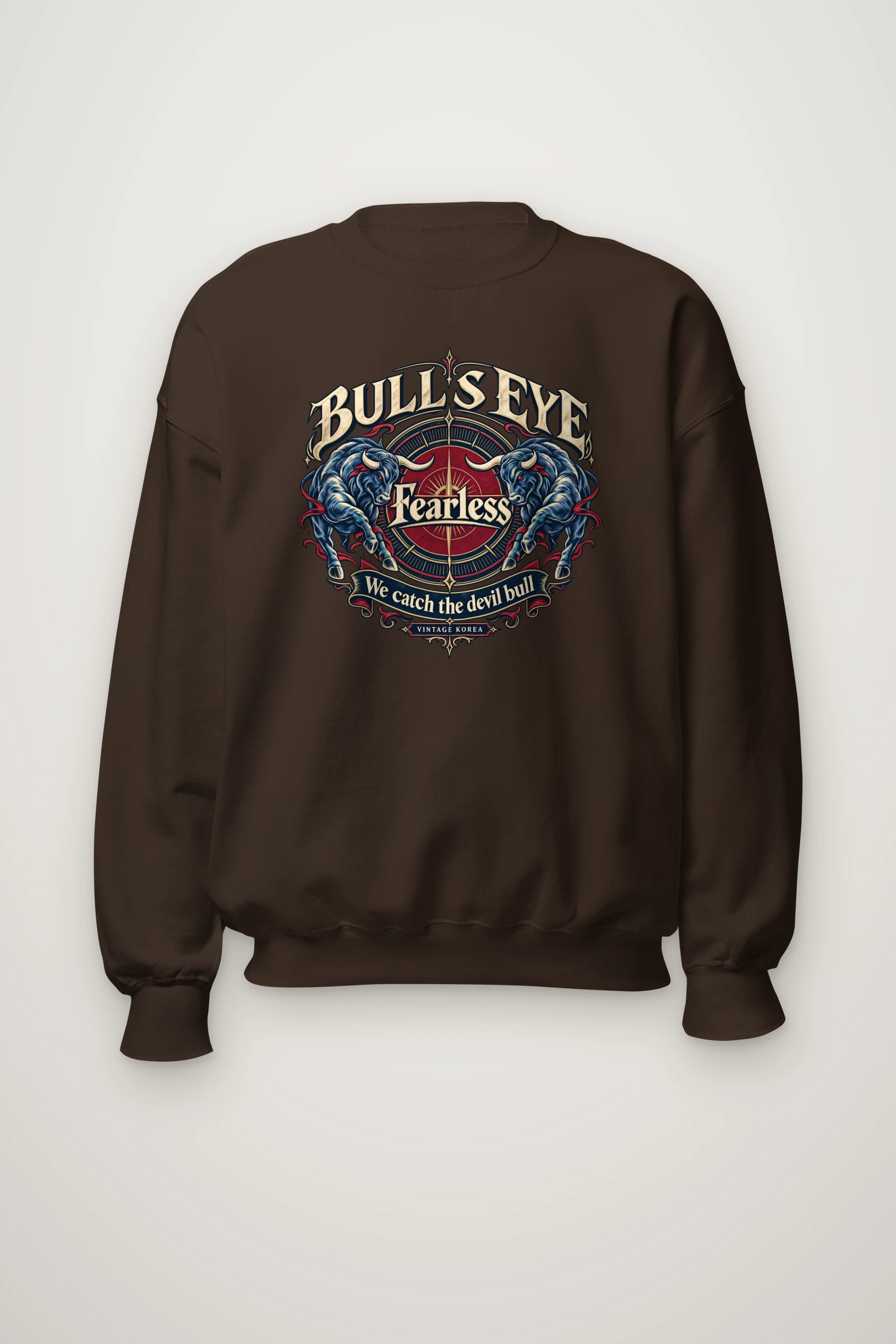 "Bull's Eye" Heavy Blend Unisex Crewneck Sweatshirt