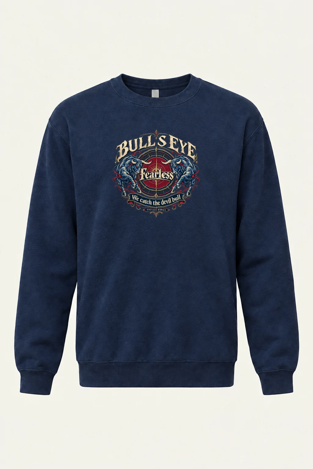 "Bull's Eye" Heavy Blend Unisex Crewneck Sweatshirt | Gildan 18000