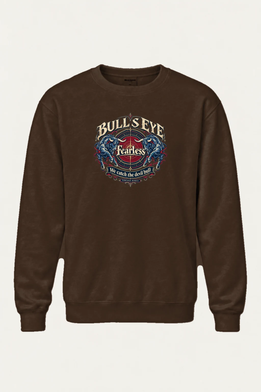 "Bull's Eye" Heavy Blend Unisex Crewneck Sweatshirt | Gildan 18000