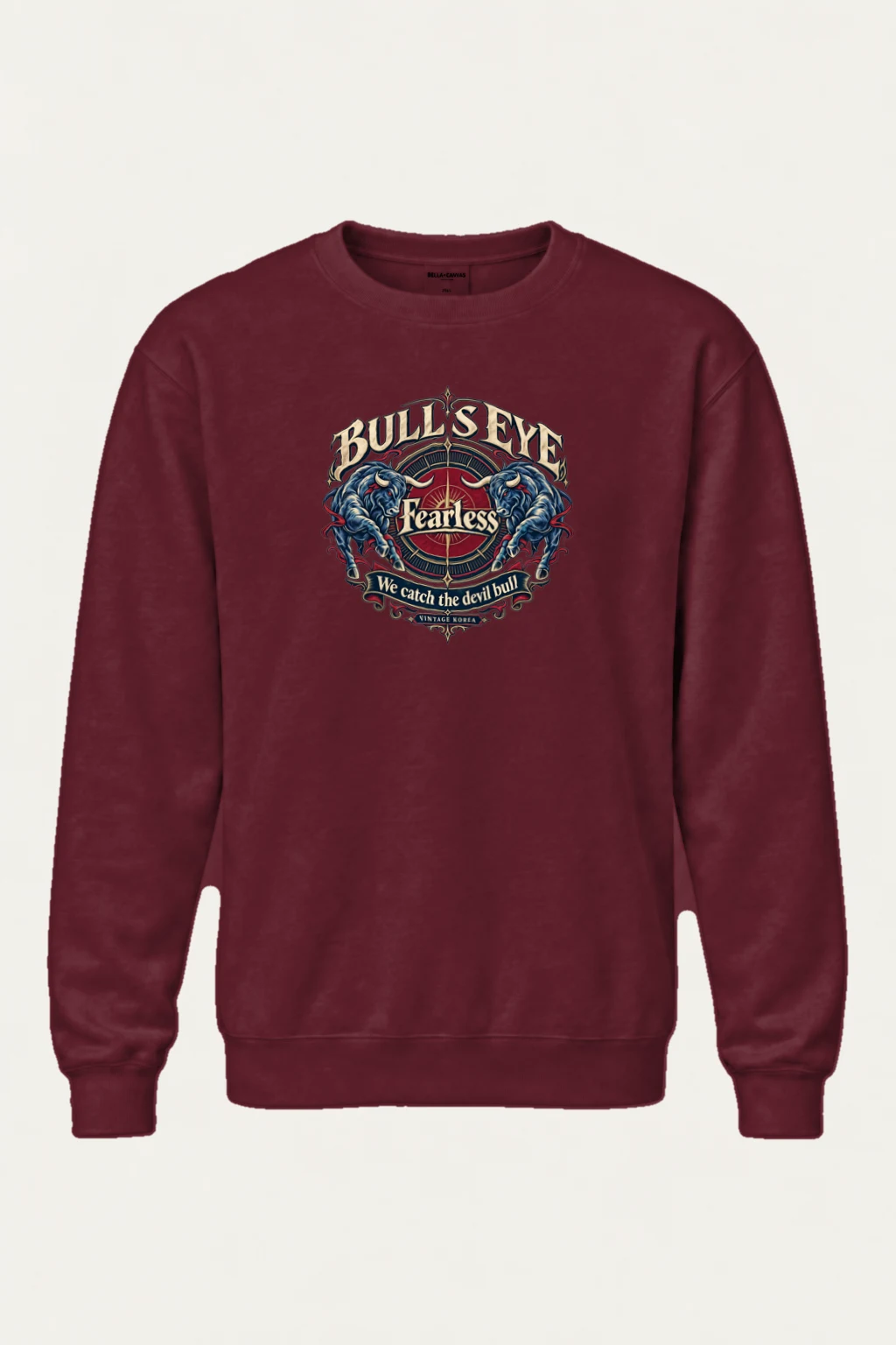 "Bull's Eye" Heavy Blend Unisex Crewneck Sweatshirt | Gildan 18000