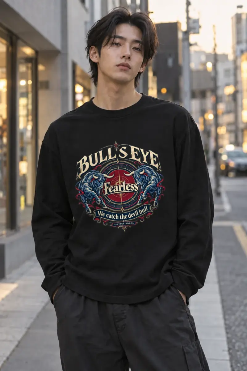 "Bull's Eye" Unisex Longsleeve T-shirt | Gildan 2400