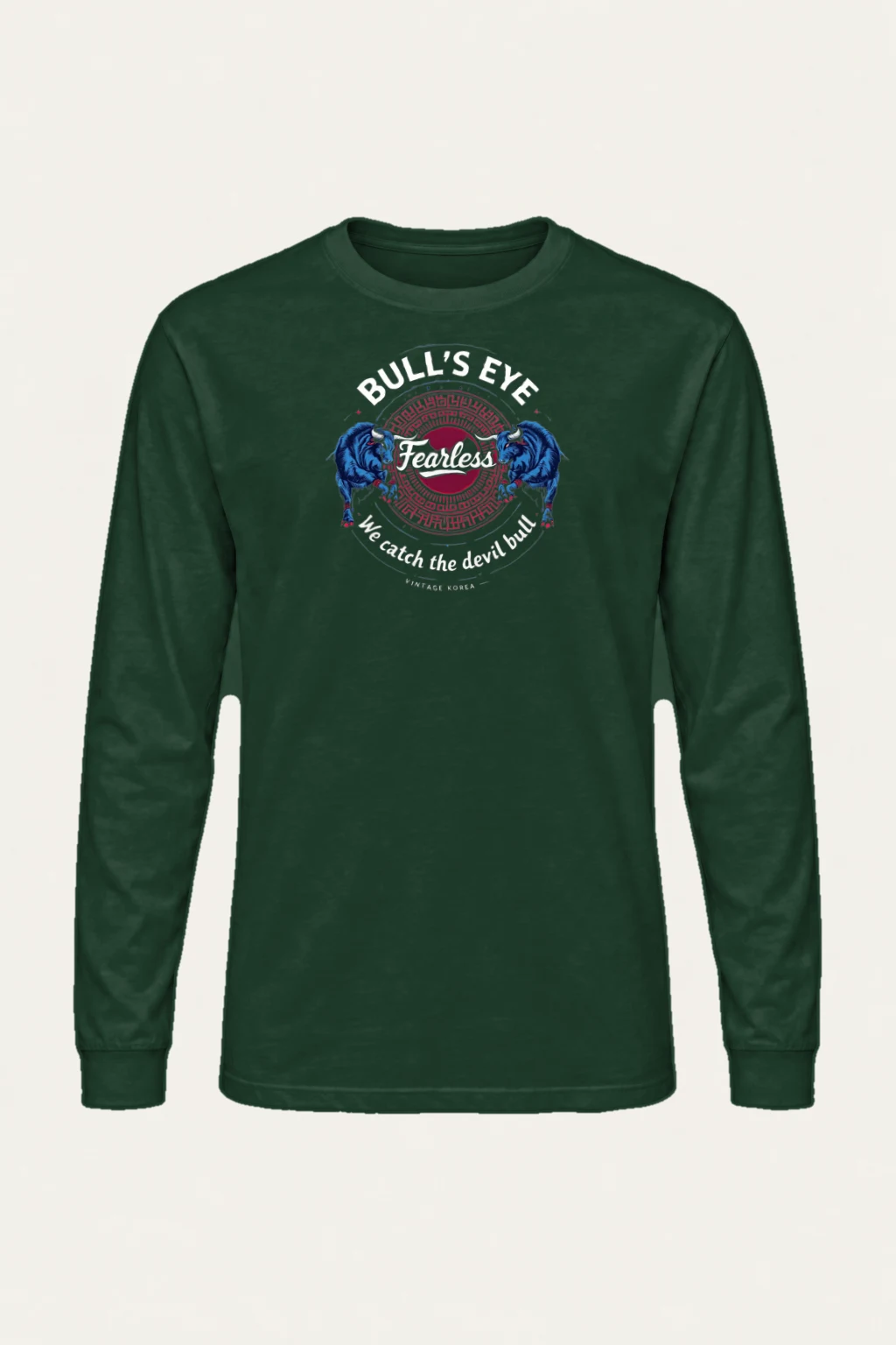 "Bull's Eye" Unisex Longsleeve T-shirt | Gildan 2400