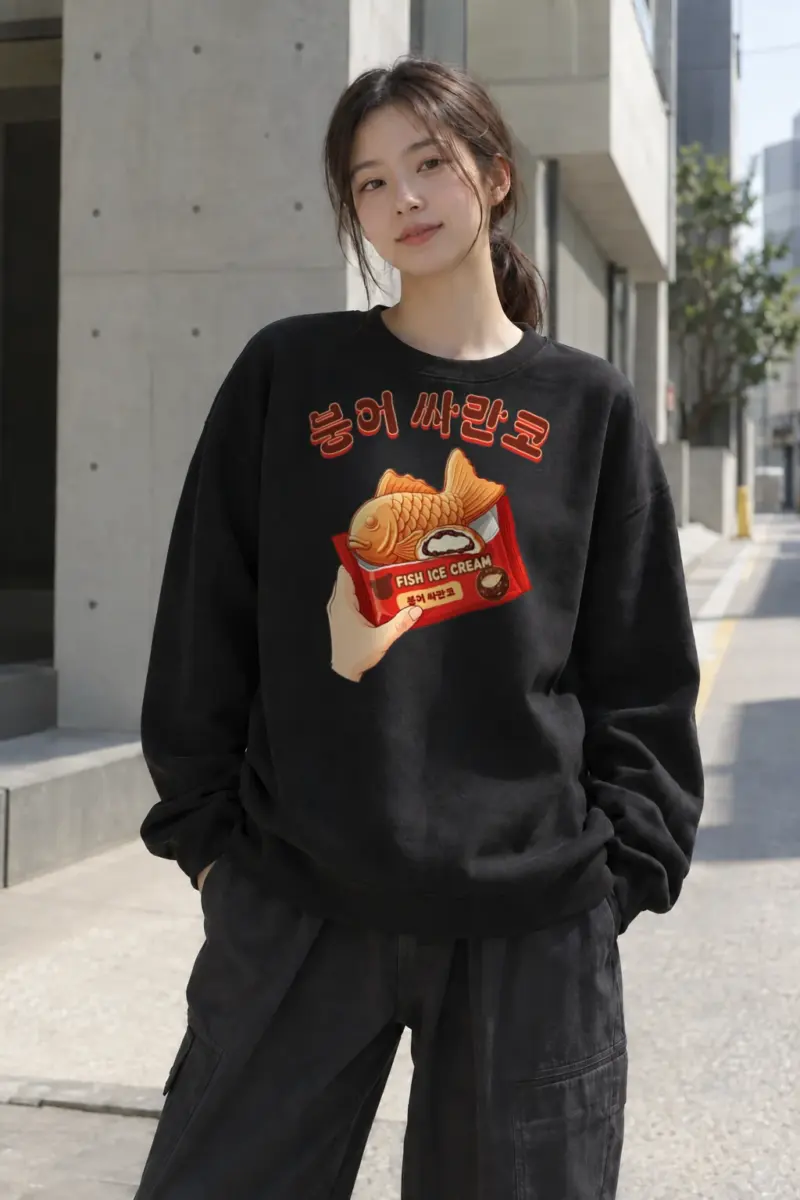 "Bungeo Samanco" Heavy Blend Unisex Crewneck Sweatshirt | Gildan 18000