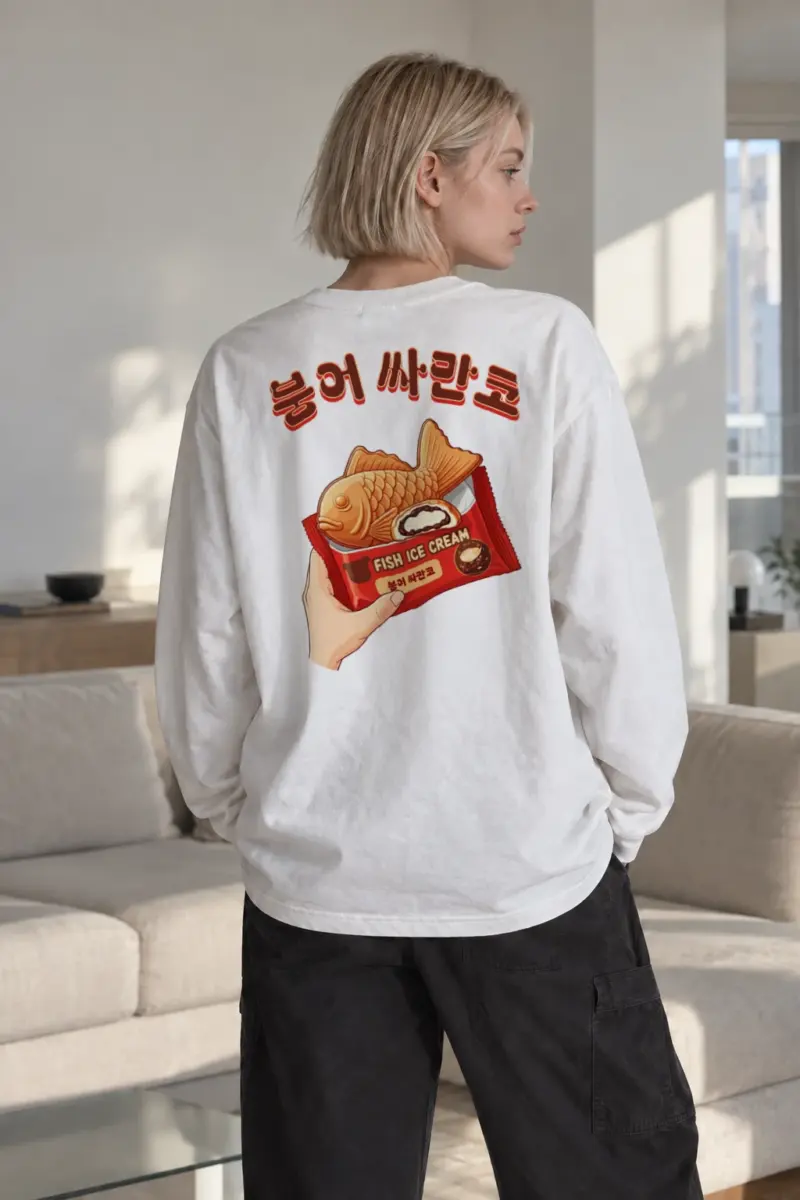 “Bungeo Ssamanko” Unisex Longsleeve T-shirt | Gildan 2400