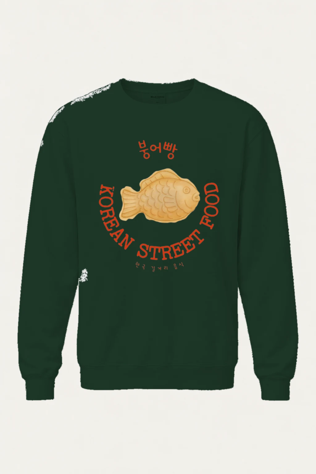 "Bungeoppang Street Food" Heavy Blend Unisex Crewneck Sweatshirt | Gildan 18000