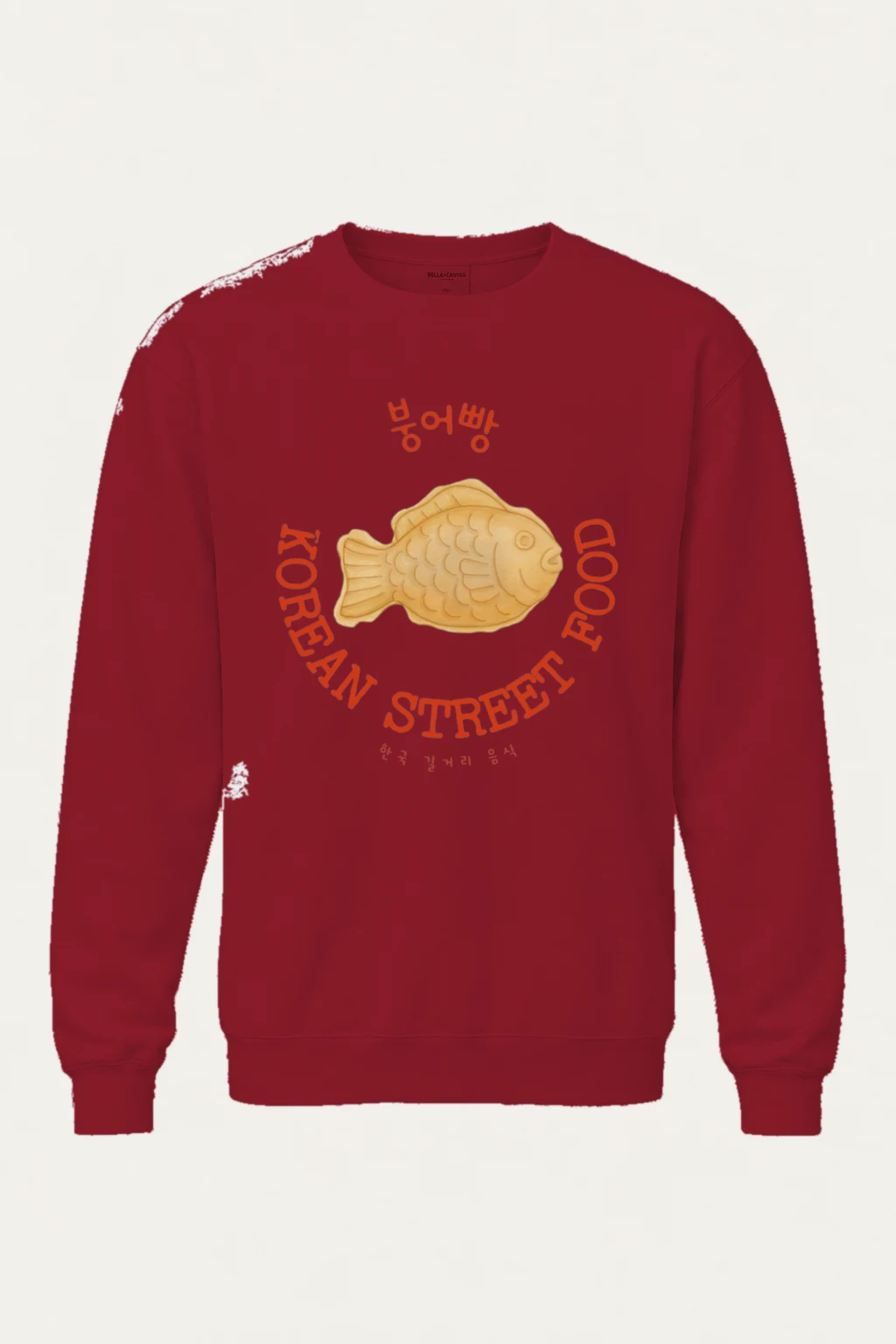 "Bungeoppang Street Food" Heavy Blend Unisex Crewneck Sweatshirt | Gildan 18000