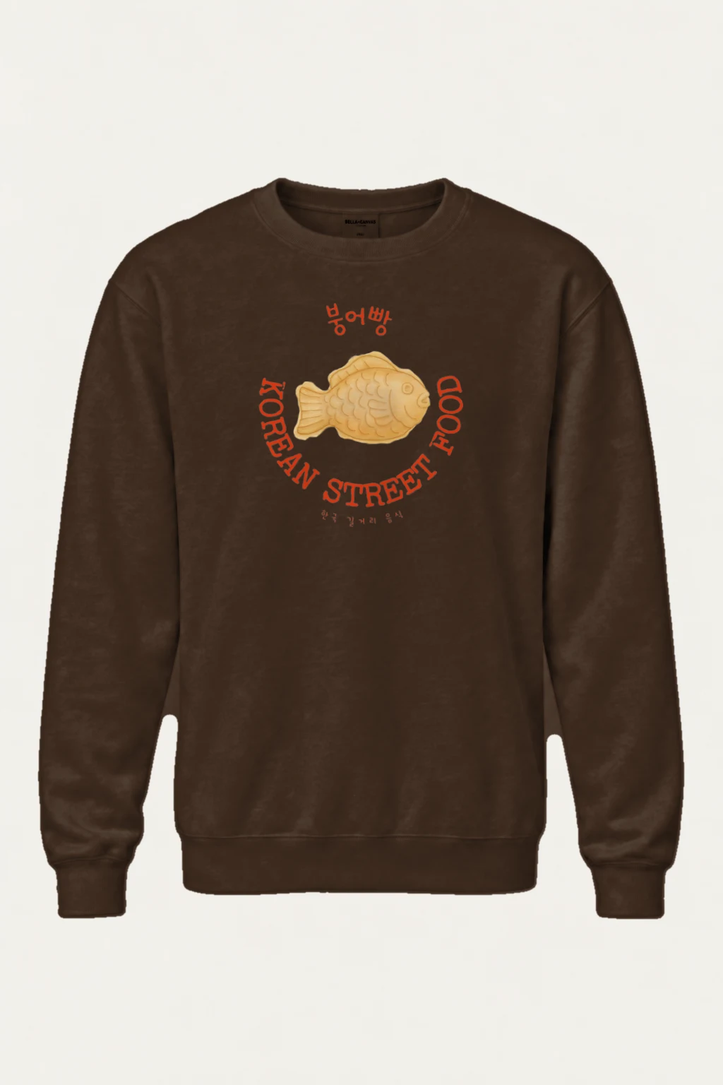 "Bungeoppang Street Food" Heavy Blend Unisex Crewneck Sweatshirt | Gildan 18000