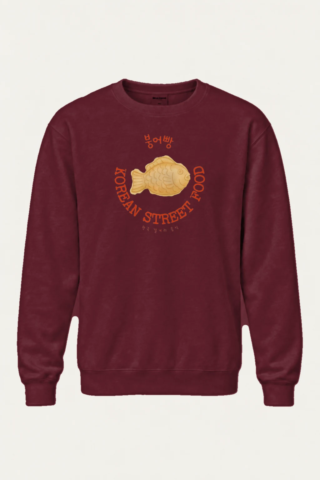 "Bungeoppang Street Food" Heavy Blend Unisex Crewneck Sweatshirt | Gildan 18000