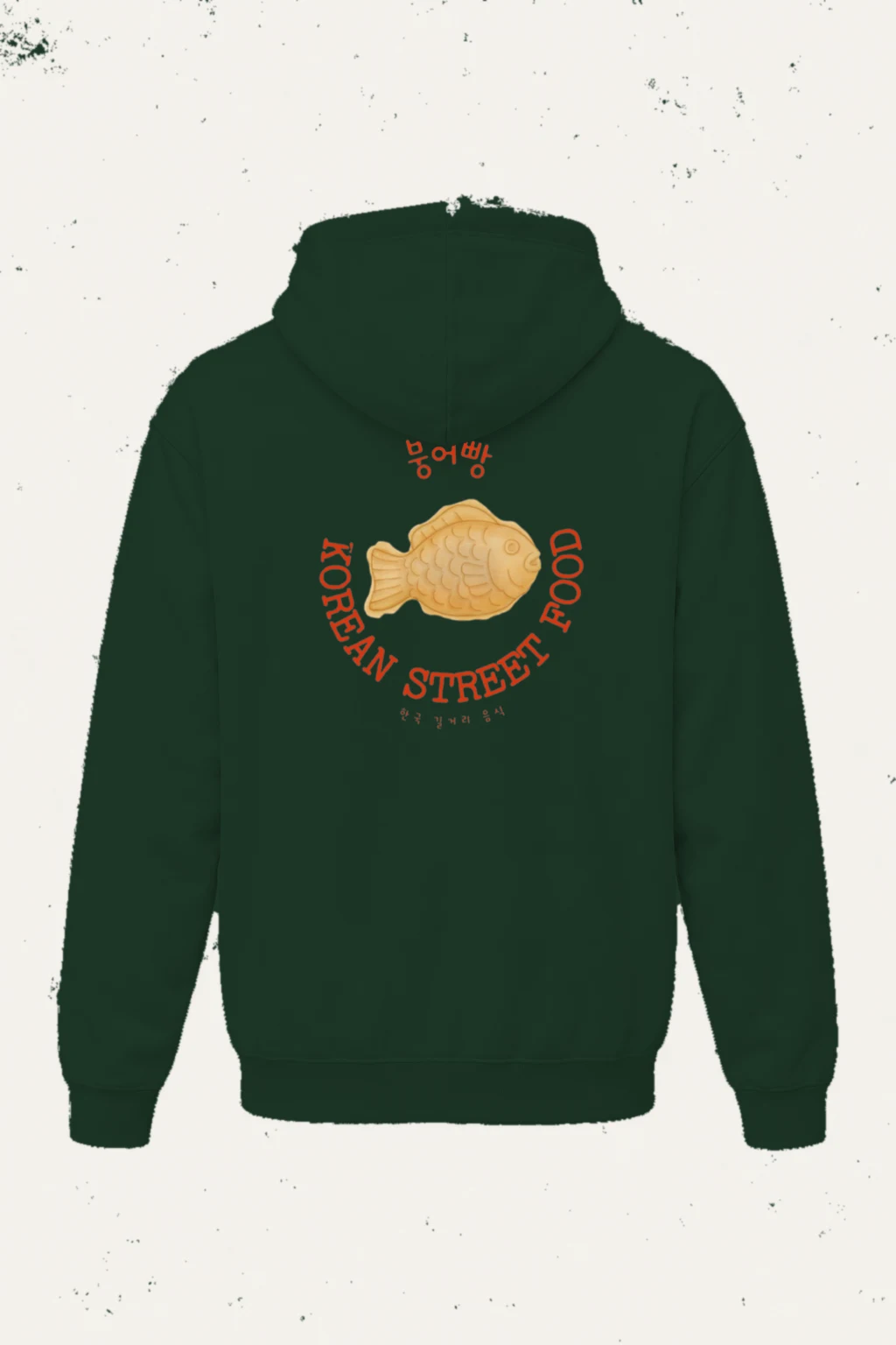 "Bungeoppang Street Food" Heavy Blend Unisex Pullover Hoodie | Gildan 18500