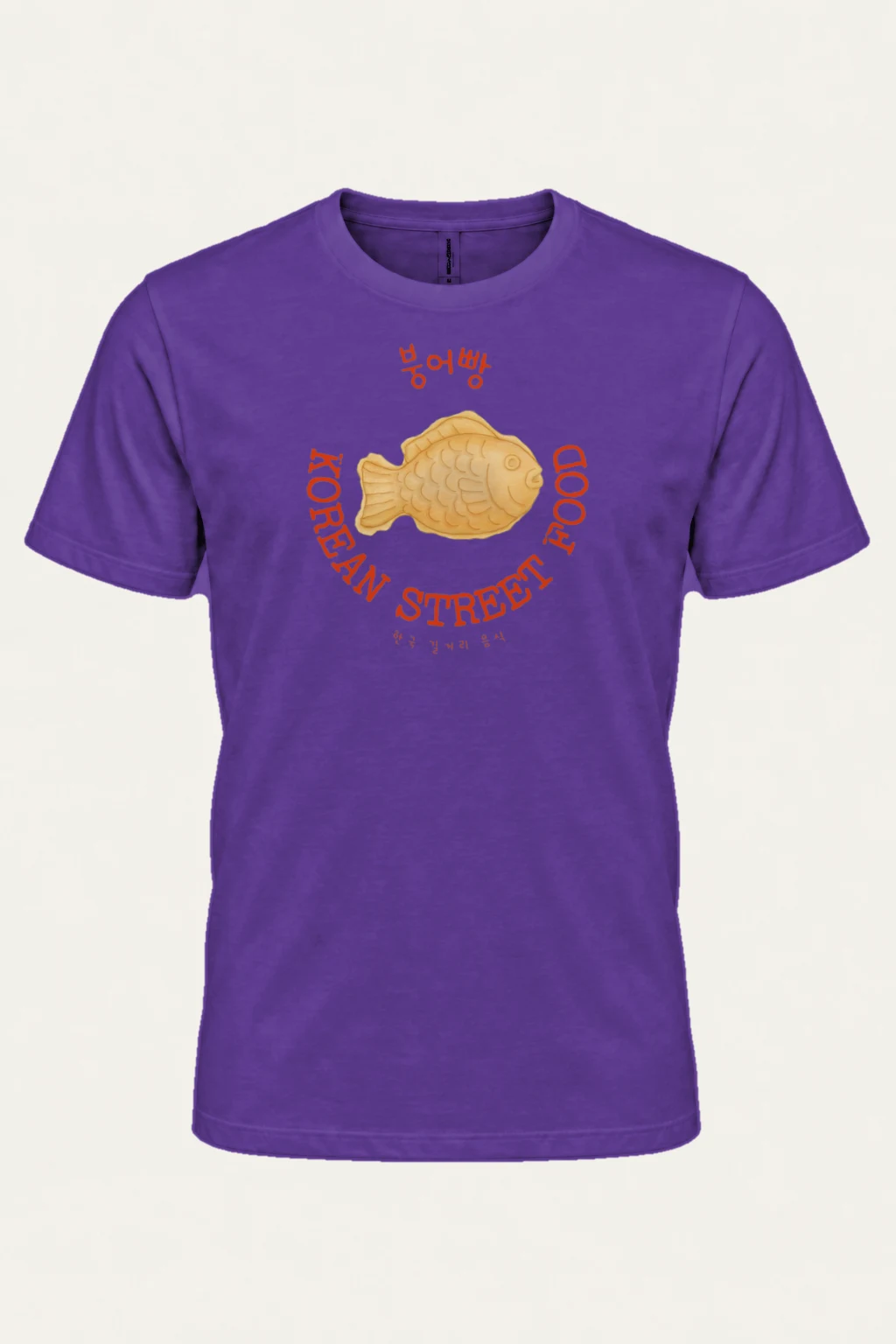 "Bungeoppang Street Food" Heavyweight Unisex Crewneck T-shirt | Gildan 5000