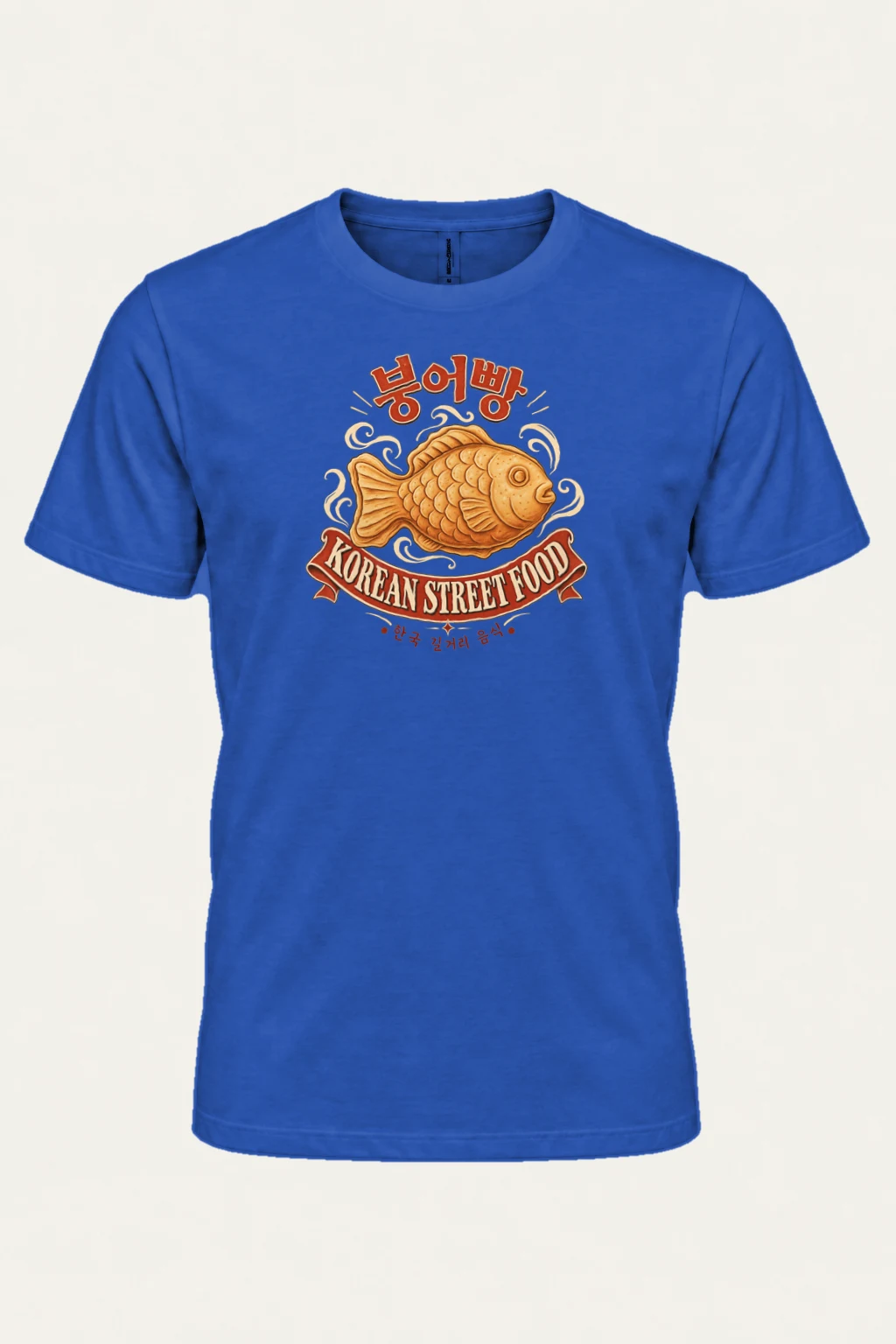 "Bungeoppang Street Food" Heavyweight Unisex Crewneck T-shirt | Gildan 5000