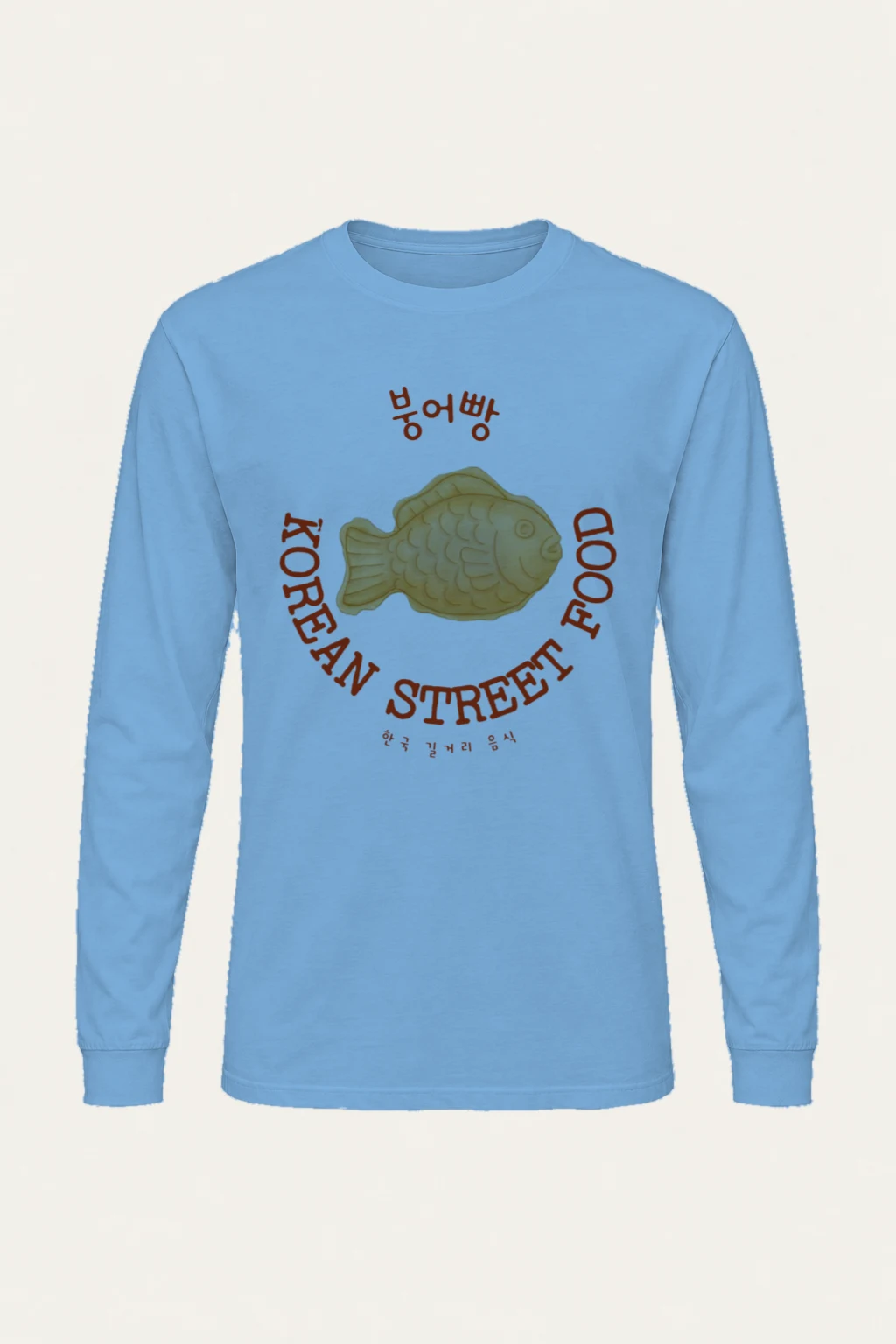 "Bungeoppang Street Food" Unisex Longsleeve T-shirt | Gildan 2400