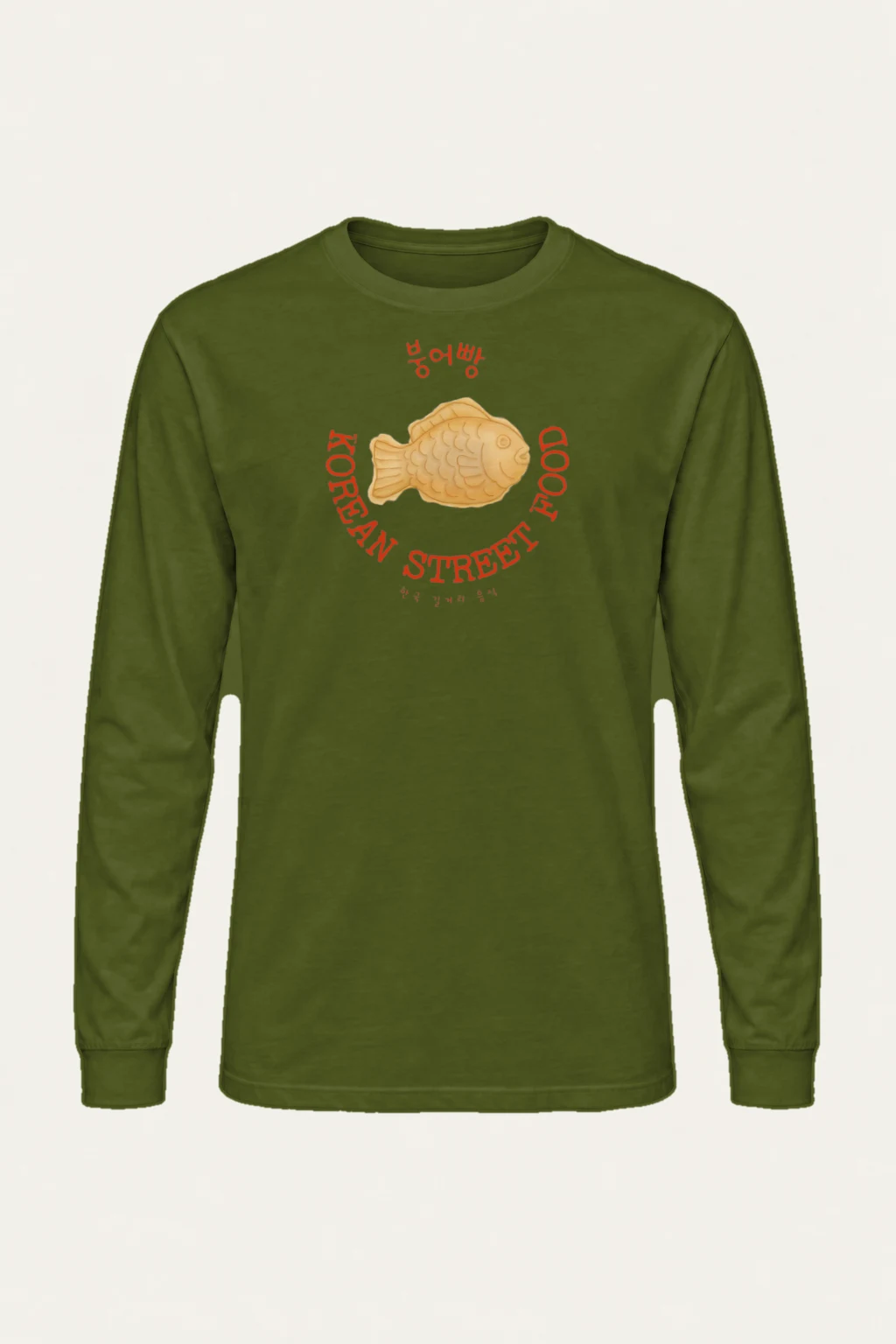 "Bungeoppang Street Food" Unisex Longsleeve T-shirt | Gildan 2400