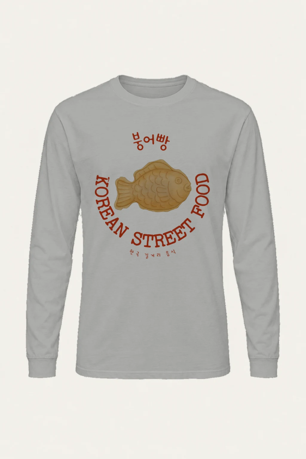"Bungeoppang Street Food" Unisex Longsleeve T-shirt | Gildan 2400