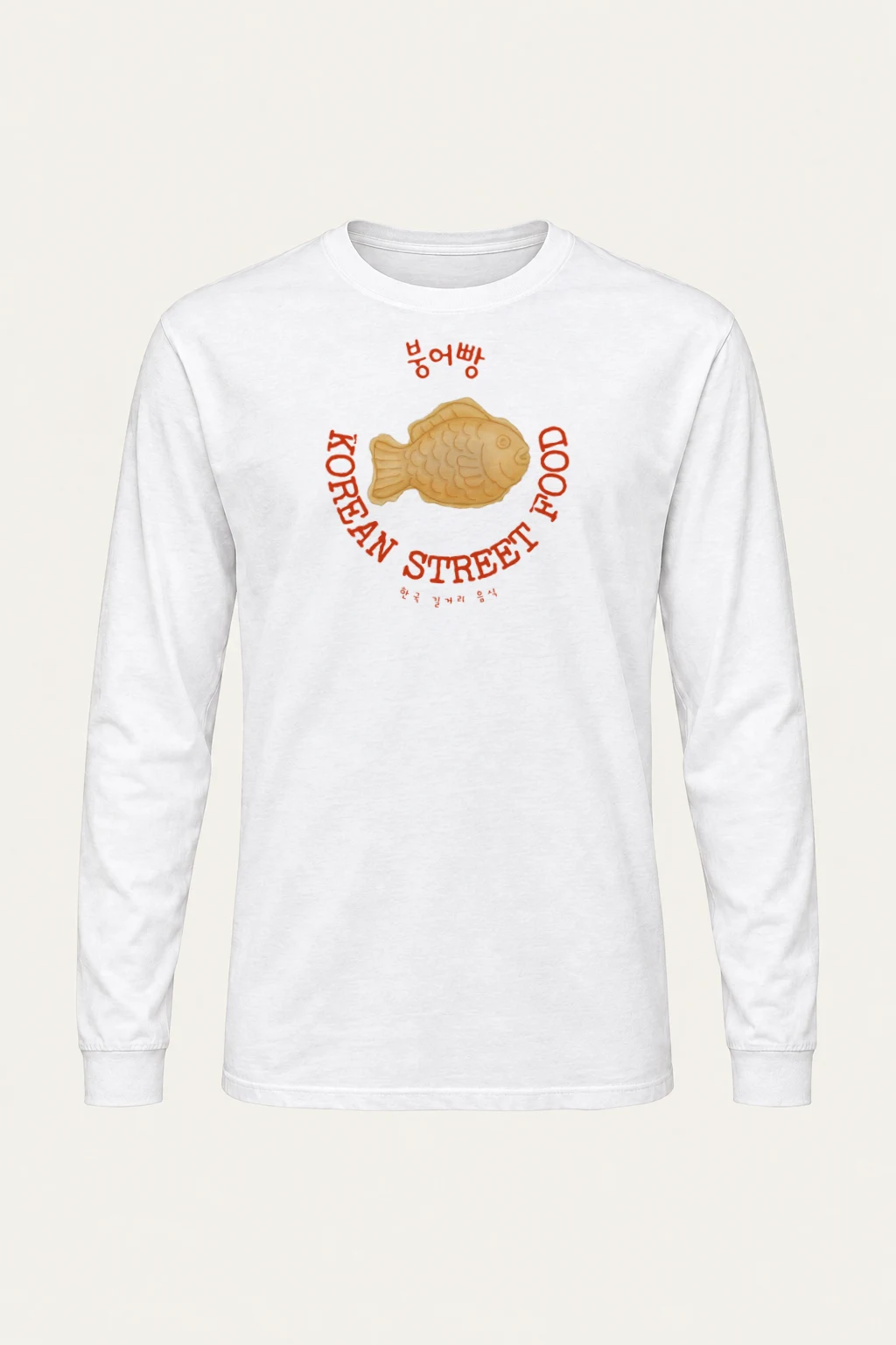 "Bungeoppang Street Food" Unisex Longsleeve T-shirt | Gildan 2400