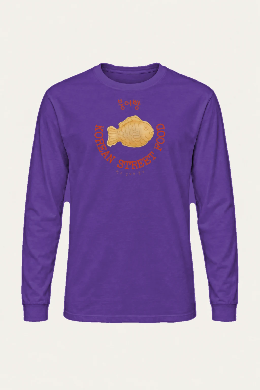 "Bungeoppang Street Food" Unisex Longsleeve T-shirt | Gildan 2400