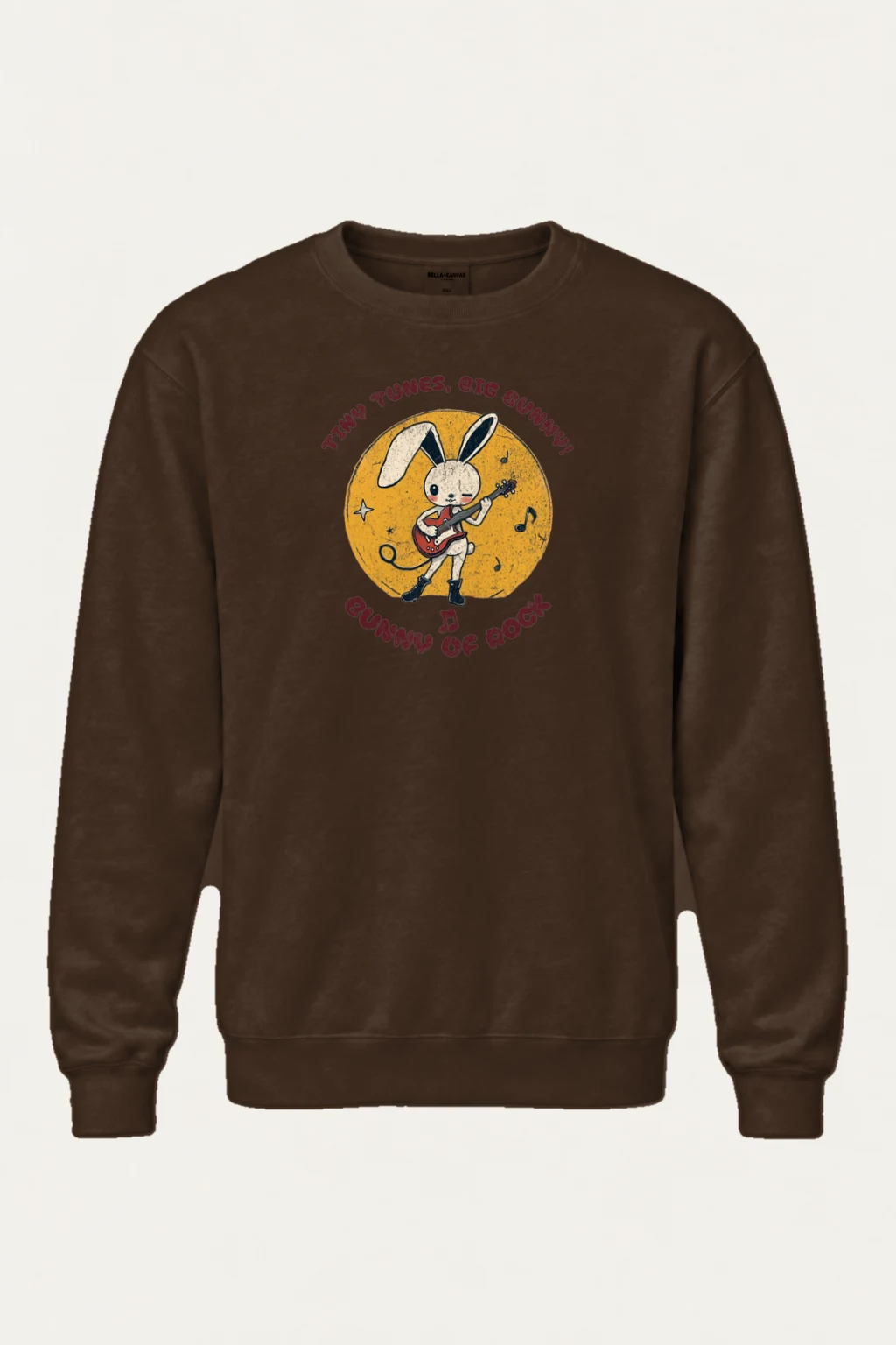 "Bunny Of Rock" Heavy Blend Unisex Crewneck Sweatshirt | Gildan 18000