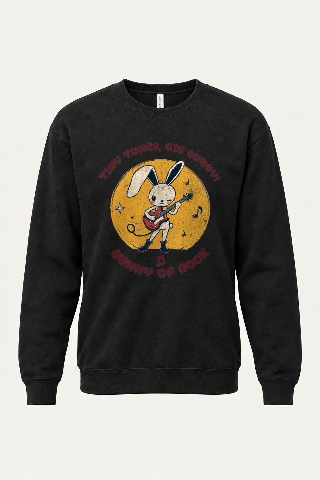 "Bunny Of Rock" Heavy Blend Unisex Crewneck Sweatshirt | Gildan 18000
