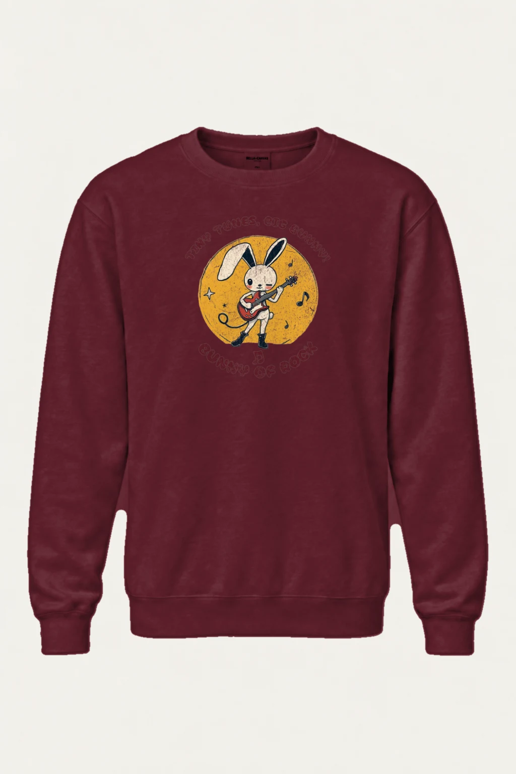 "Bunny Of Rock" Heavy Blend Unisex Crewneck Sweatshirt | Gildan 18000