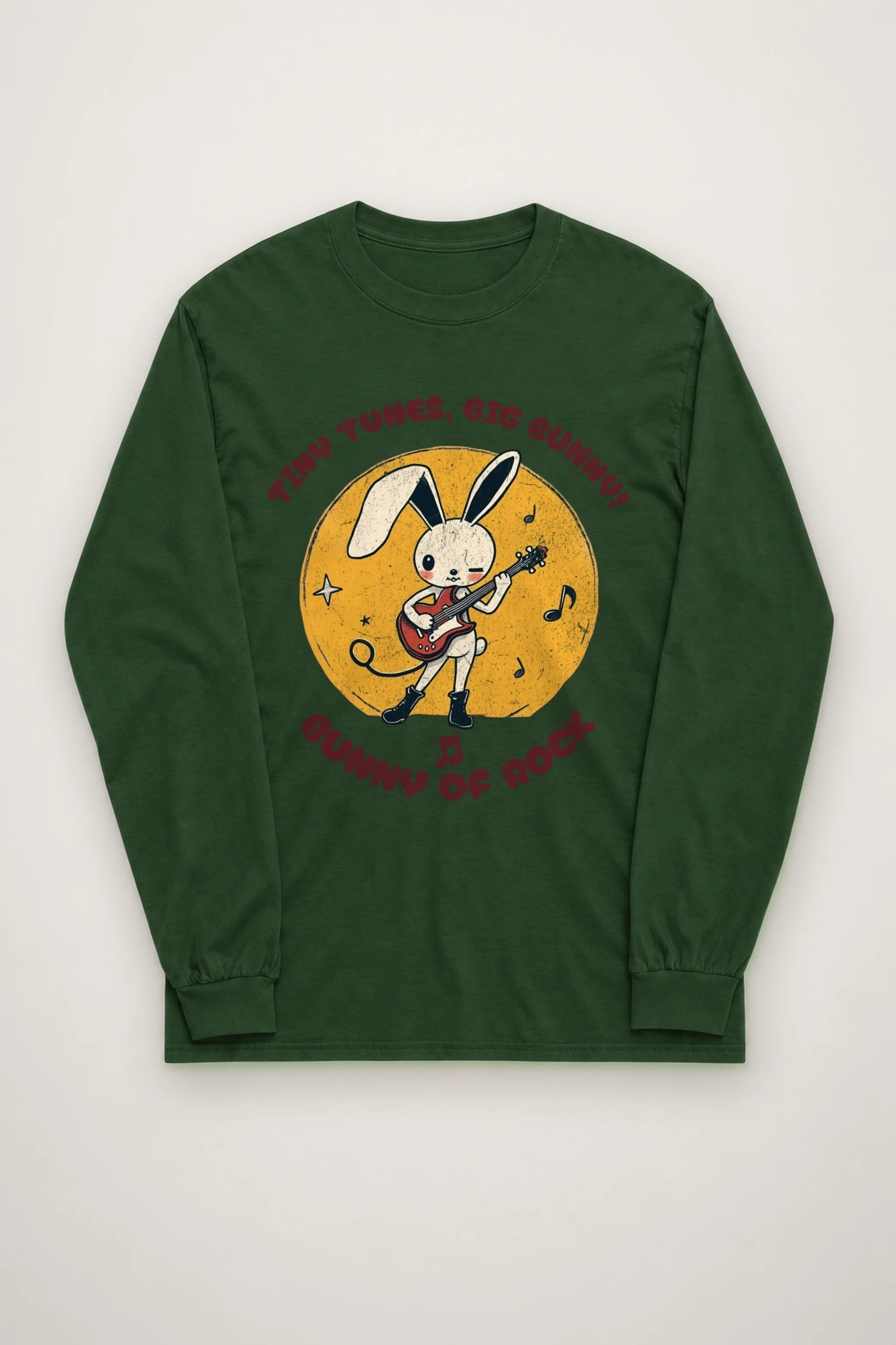 "Bunny of Rock" Unisex Longsleeve T-shirt