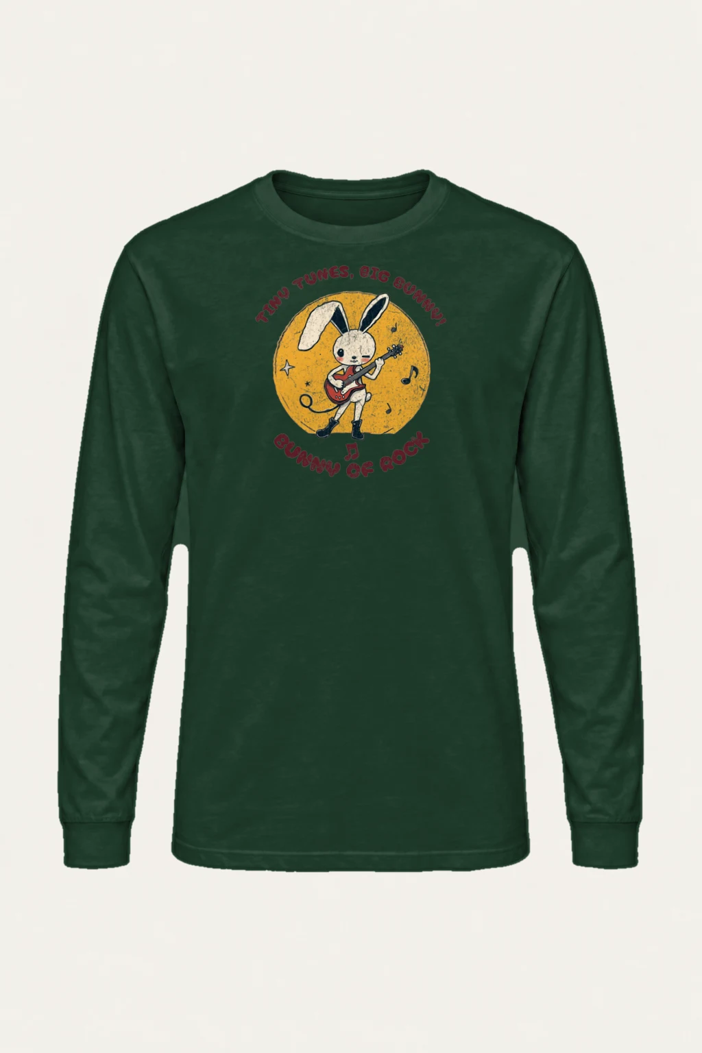 "Bunny of Rock" Unisex Longsleeve T-shirt | Gildan 2400