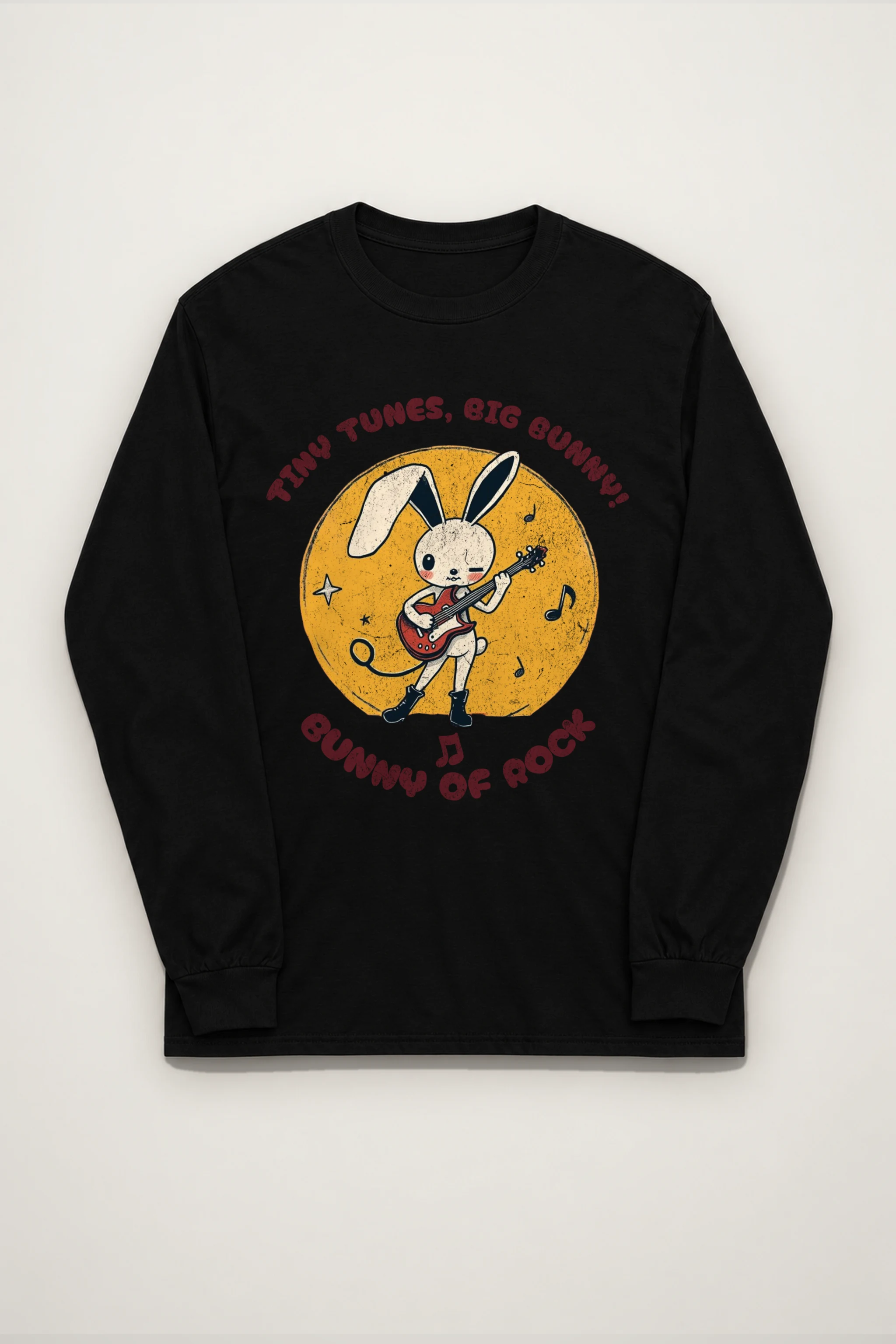 "Bunny of Rock" Unisex Longsleeve T-shirt