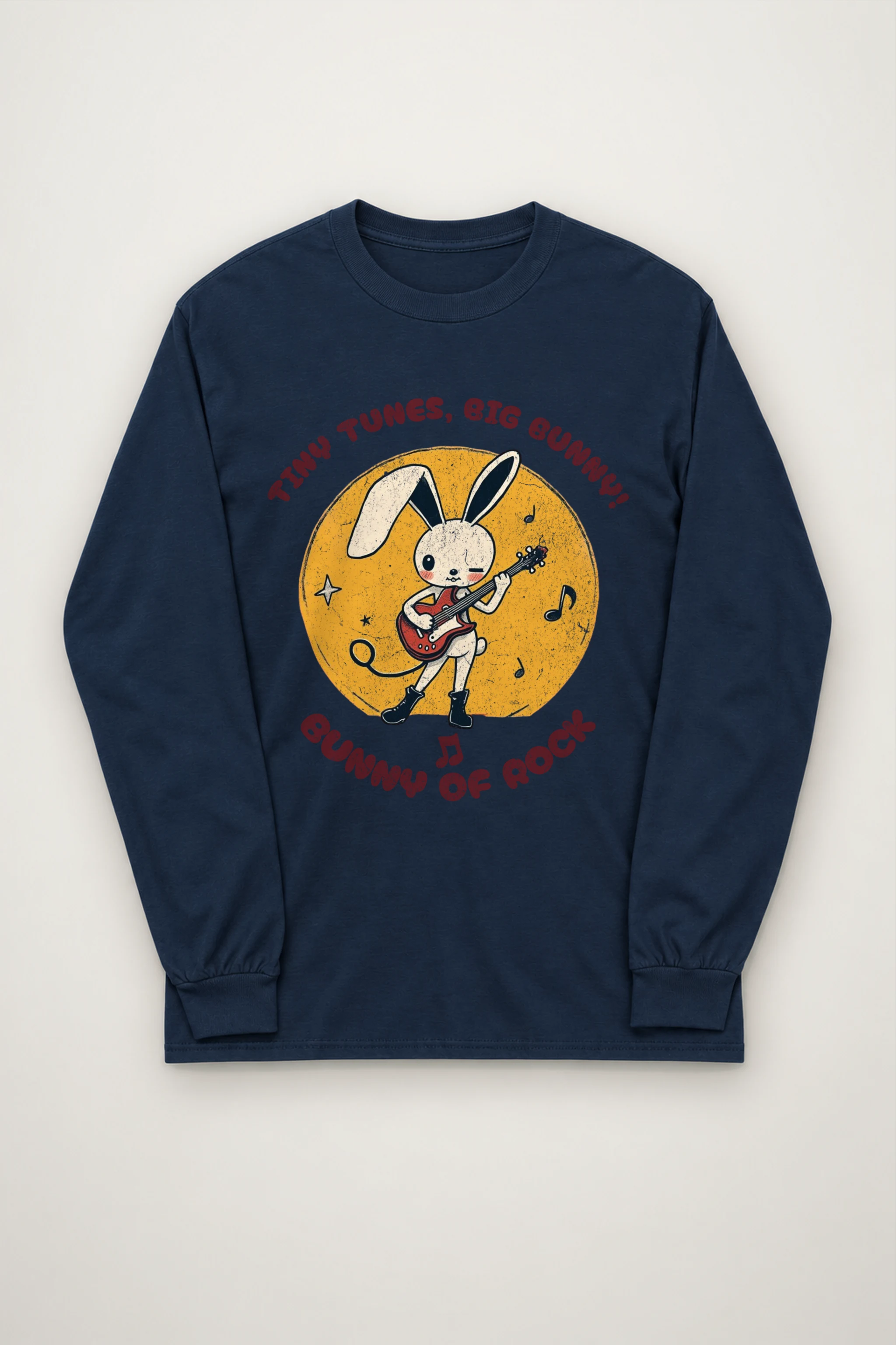 "Bunny of Rock" Unisex Longsleeve T-shirt