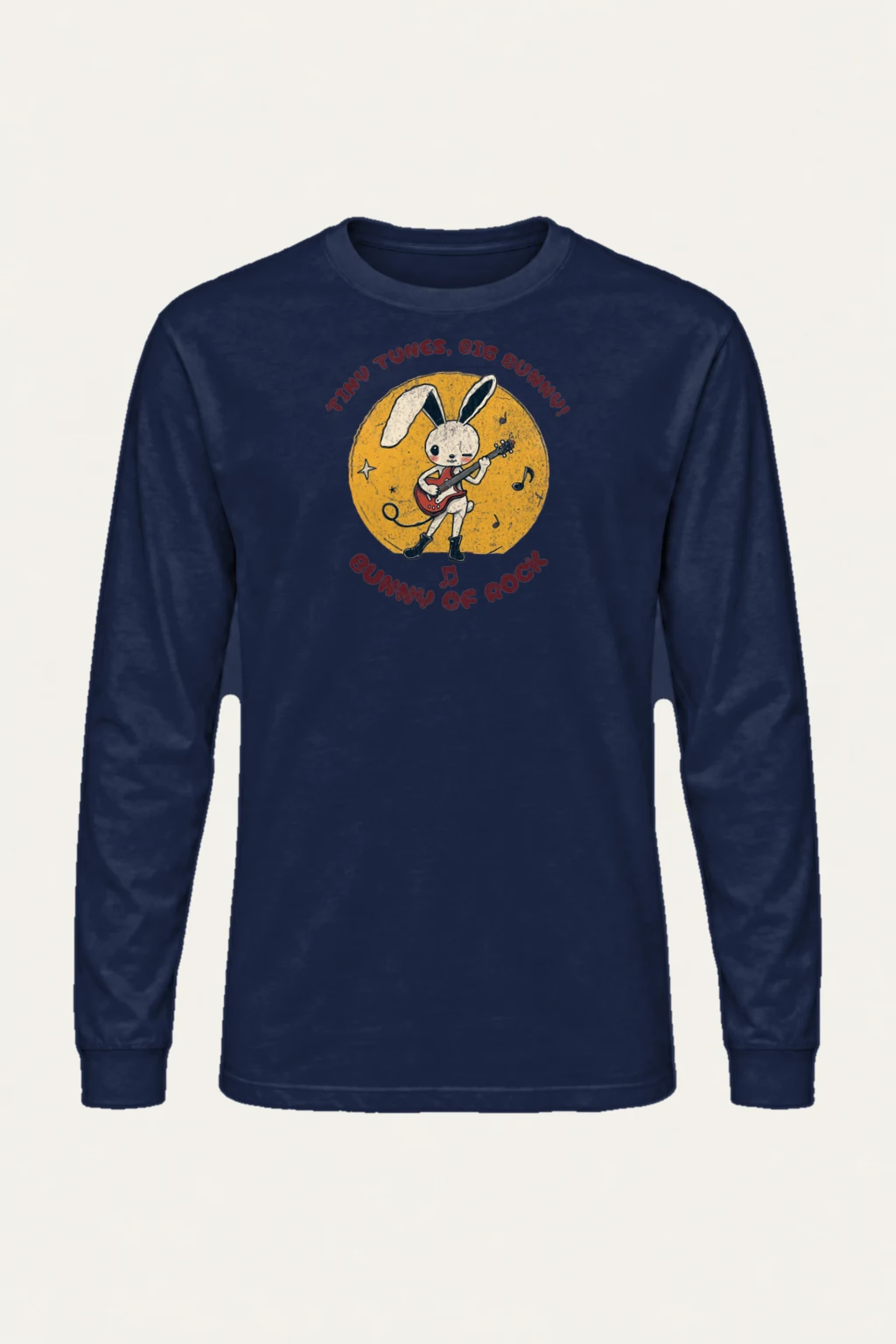 "Bunny of Rock" Unisex Longsleeve T-shirt | Gildan 2400