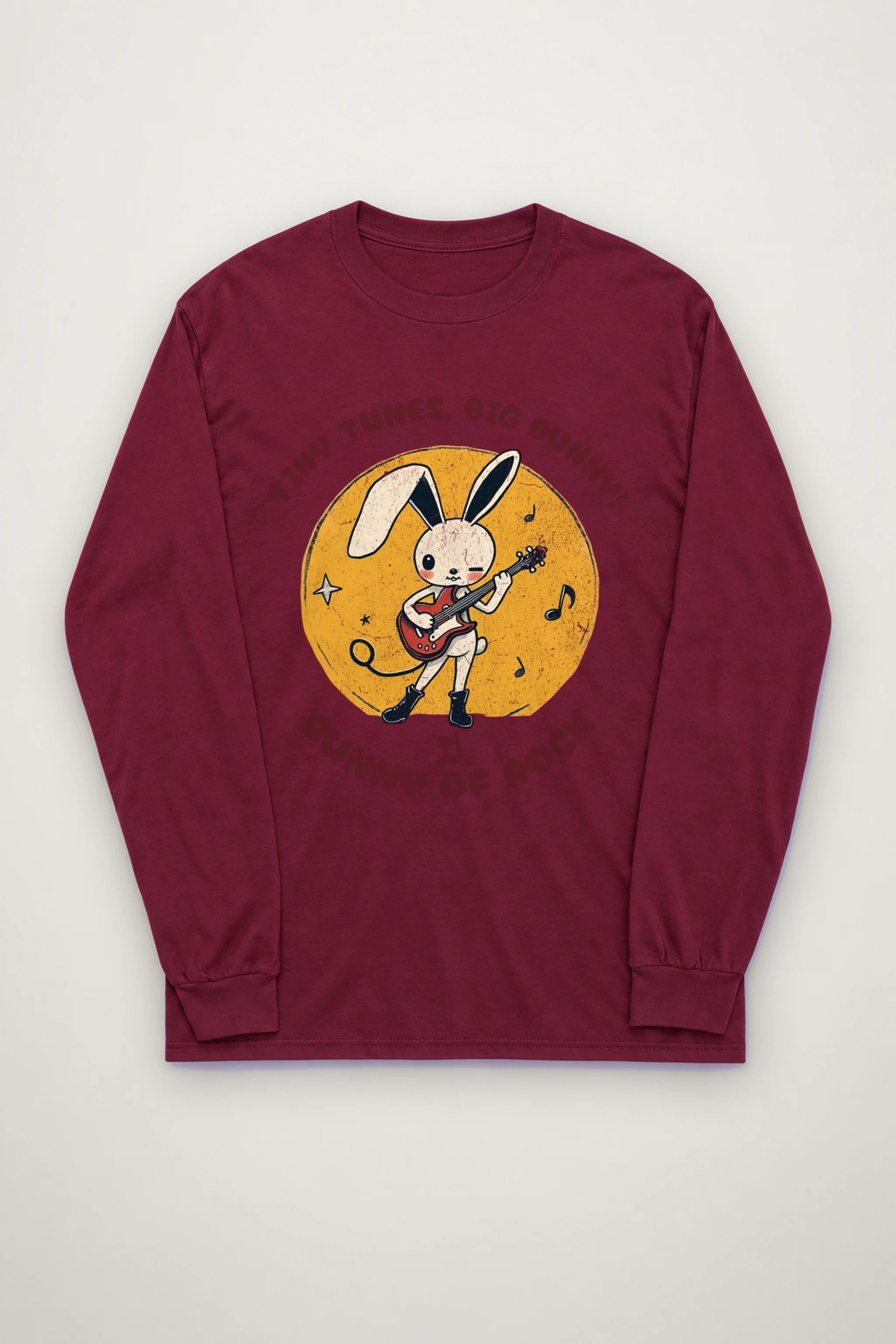 "Bunny of Rock" Unisex Longsleeve T-shirt