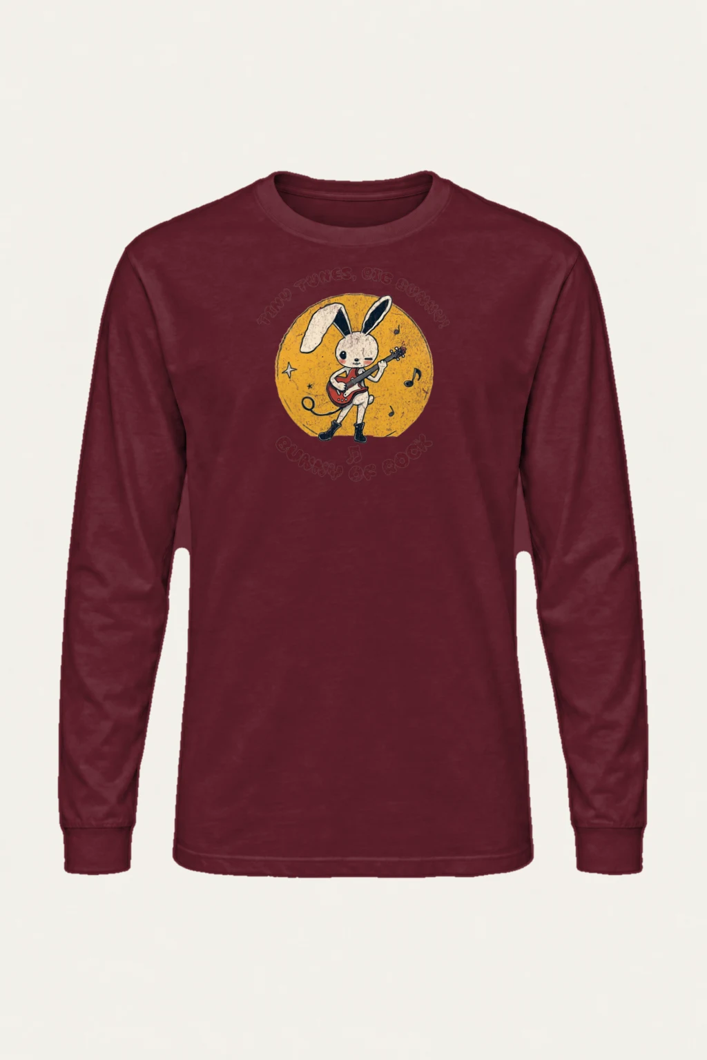 "Bunny of Rock" Unisex Longsleeve T-shirt | Gildan 2400