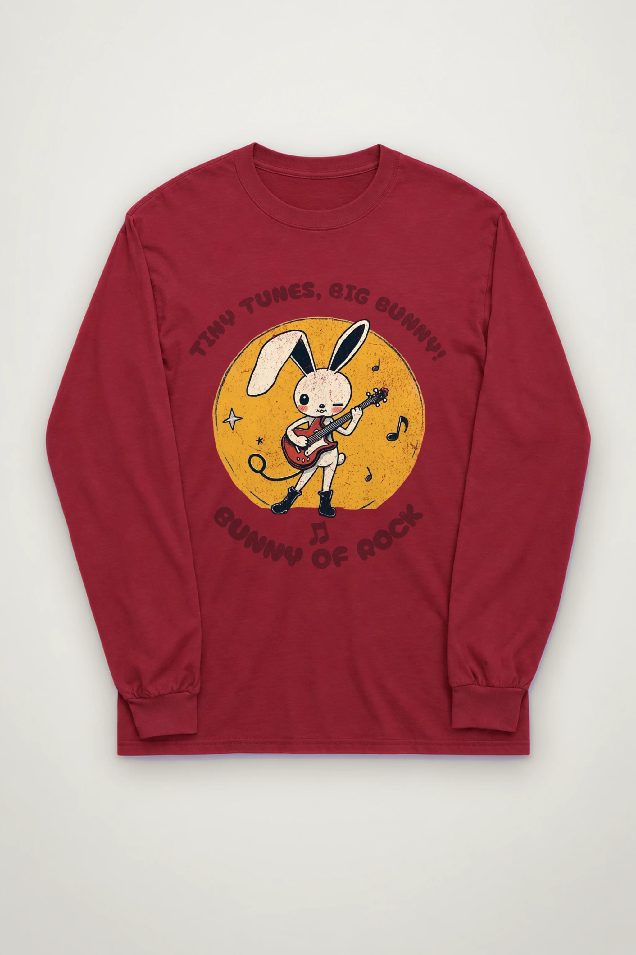 "Bunny of Rock" Unisex Longsleeve T-shirt